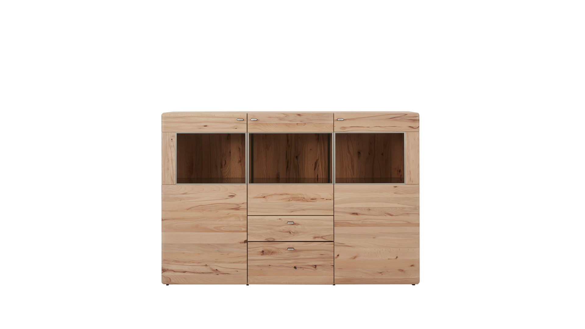 Kernbuche Wohnzimmer, interliving wohnzimmer serie 2002 – highboard, gebürstete kernbuche, Design ideen