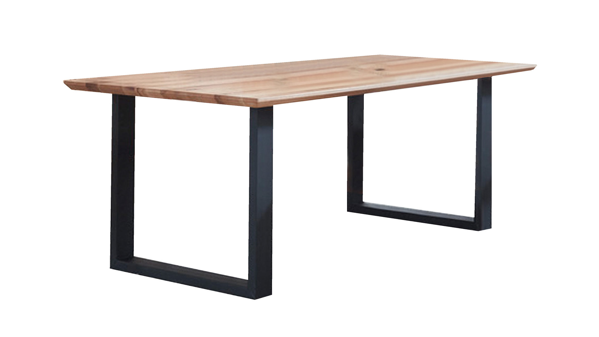 WOODS & TRENDS Massivholzmöbel - Esstisch, Wildeiche & Metall – ca ... WOODS & TRENDS Massivholzmöbel - Esstisch, Wildeiche & Metall – ca ...