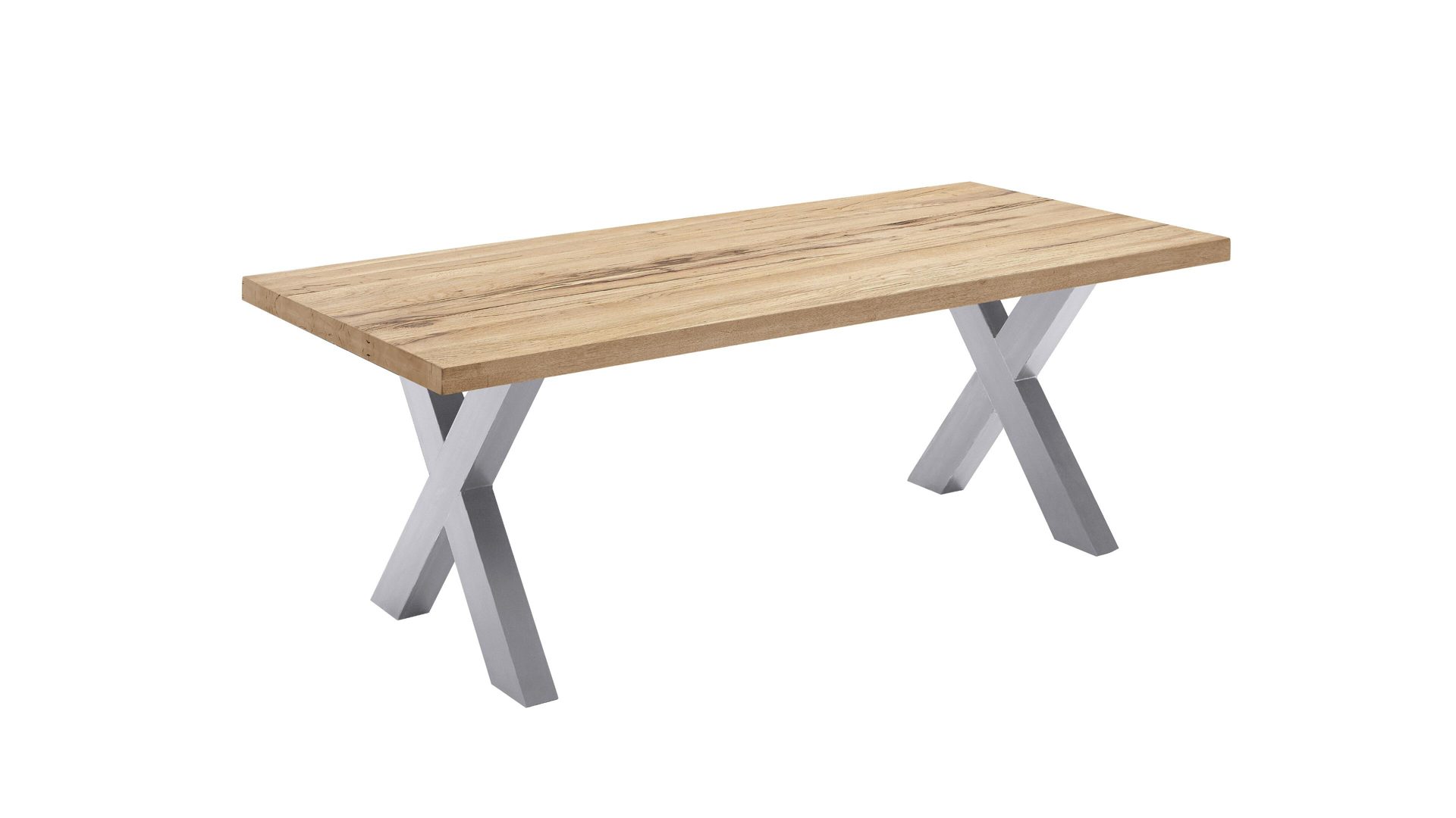 Woods Trends Esstisch Vintage Dining Massivholz Balkeneiche Edelstahl Bad Homburg Bei Frankfurt