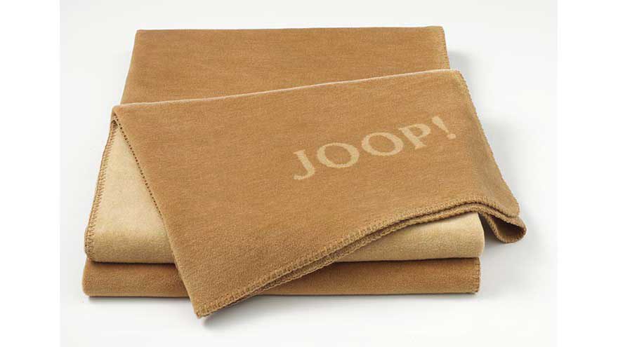 Joop Wohndecke Uni Doubleface Deserto Camel 150 X 200 Cm Decke