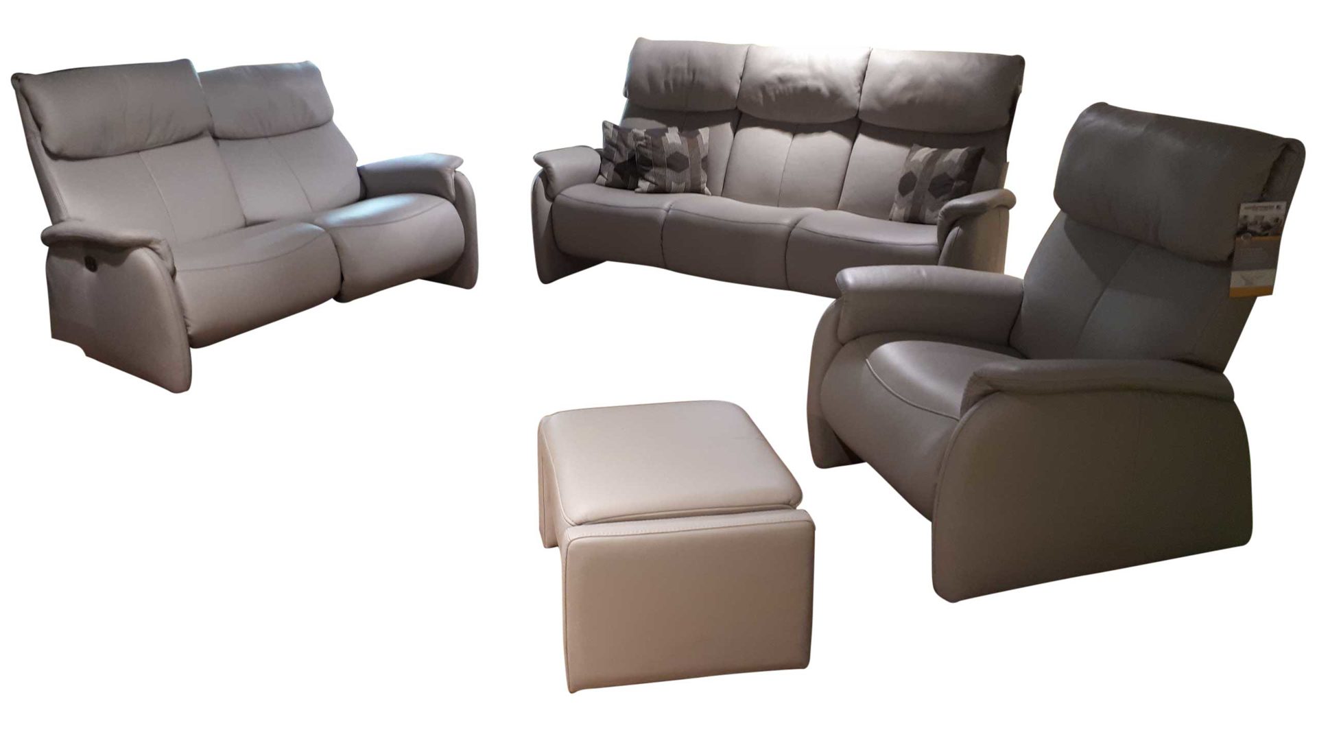 himolla polstergarnitur 4859 2,5-sitzer, 3-sitzer, sessel mit