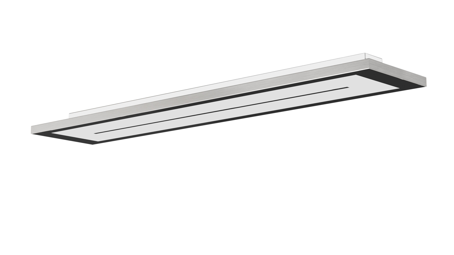 EVOTEC LED-Deckenleuchte, Aluminium & Nickel gebürstet, schwarzes ... EVOTEC LED-Deckenleuchte, Aluminium & Nickel gebürstet, schwarzes ...