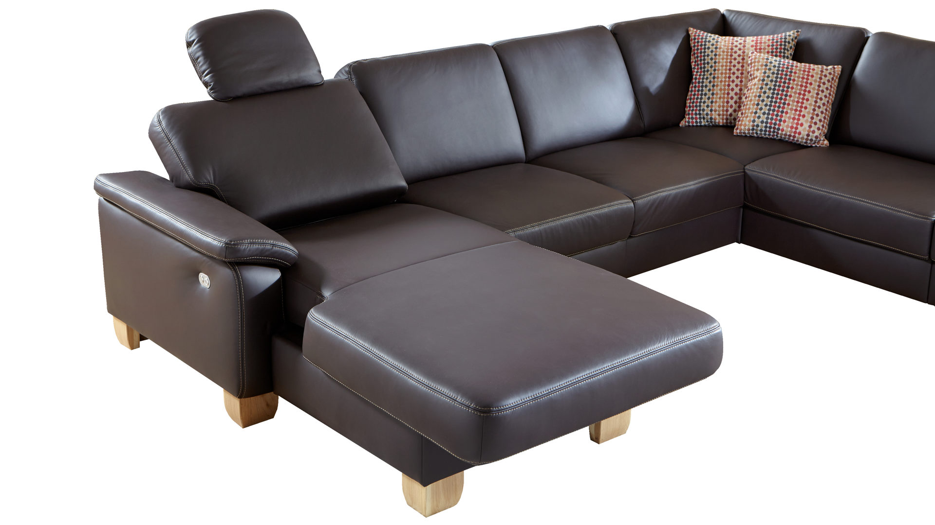 wohnlandschaft braun leder, modulmaster wohnlandschaft prato l - sofalandschaft, schokofarbenes, Design ideen