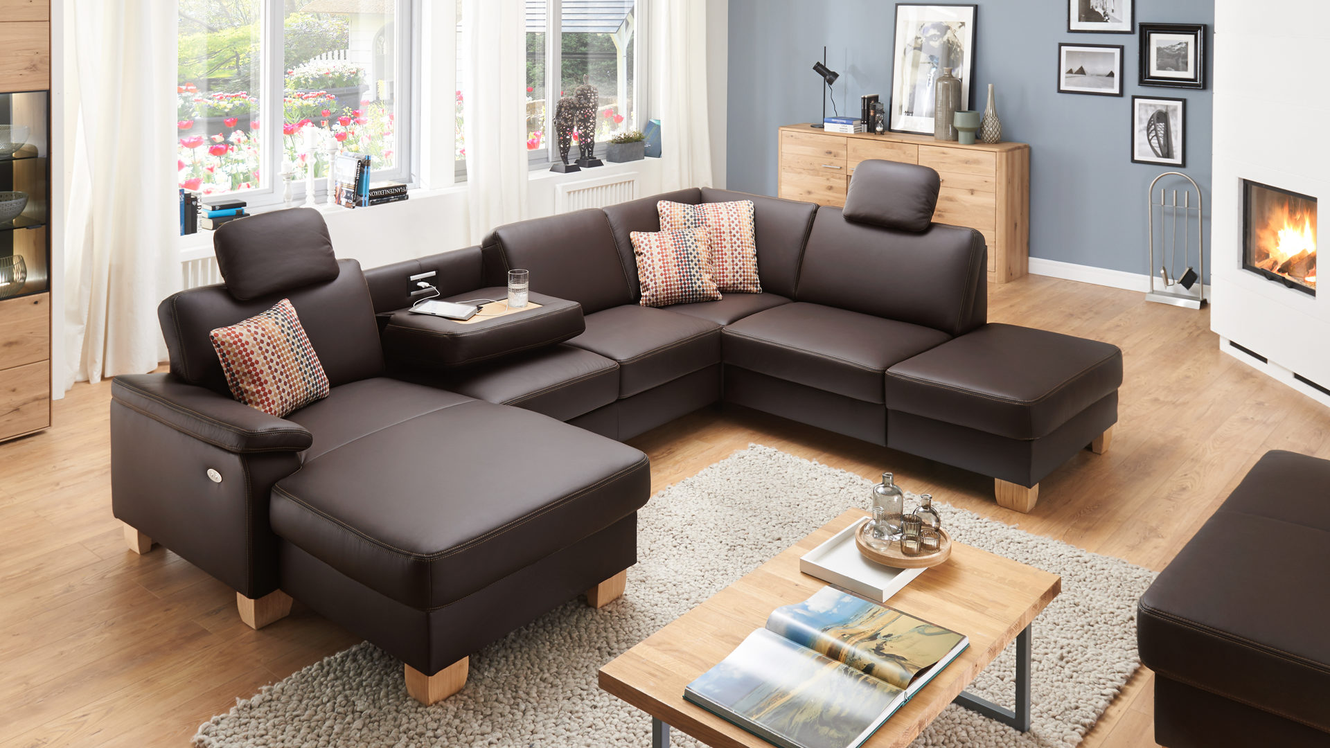 wohnlandschaft braun leder, modulmaster wohnlandschaft prato l - sofalandschaft, schokofarbenes, Design ideen
