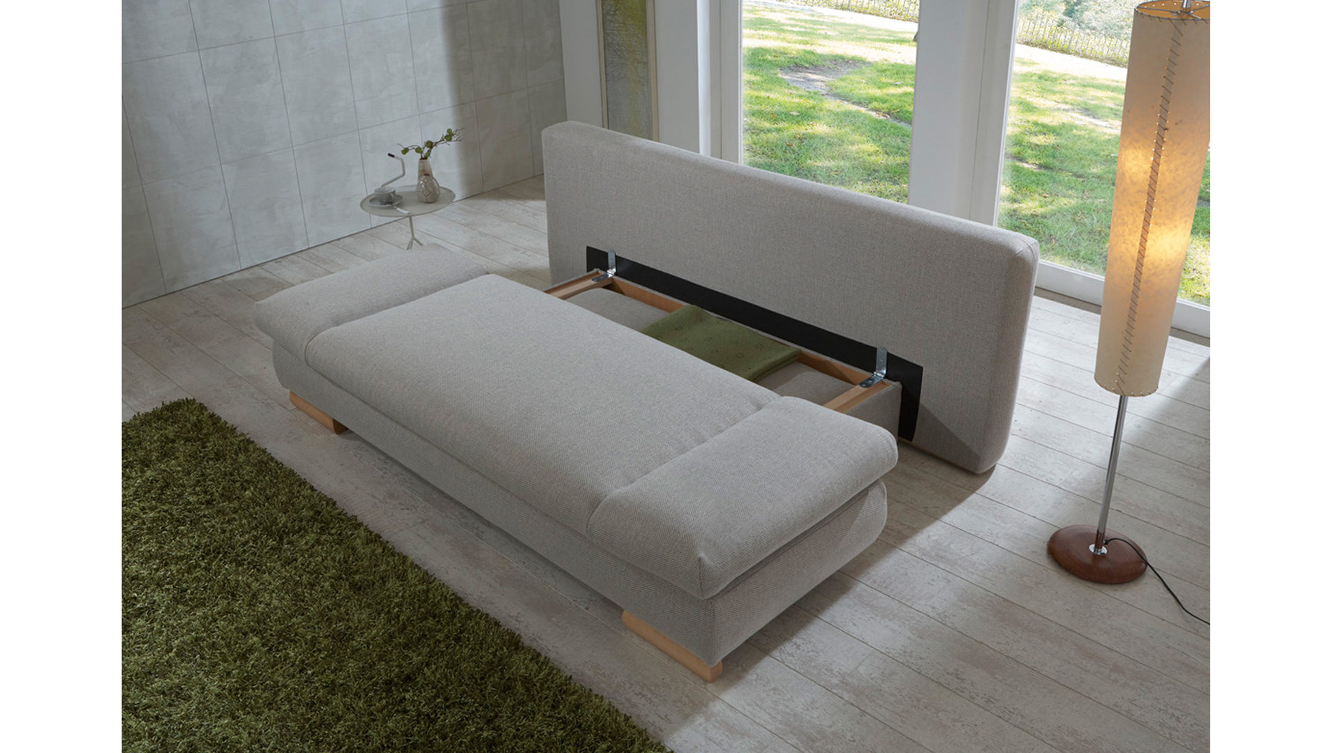 Möbelland Hochtaunus Bad Homburg Bei Frankfurt Markens Schlafsofa Restyl Aus Stoff In Grau Comfortmaster Tte Mit Federkern Braungrauer Stoffbezug 2 6523