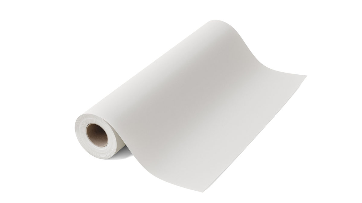 Zubehör Poptop aus Karton / Papier / Pappe in Weiß popsnap Papierrolle, Zubehör für poptop Kinderschreibtisch durchgehend weisses Papier, 30,2 x 6,7 cm