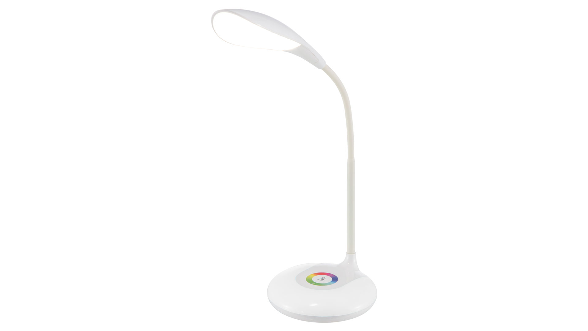 Tischleuchte Nino leuchten aus Kunststoff in Weiß Nino LED-Schreibtischleuchte Colori weißer Kunststoff – Höhe ca. 37 cm
