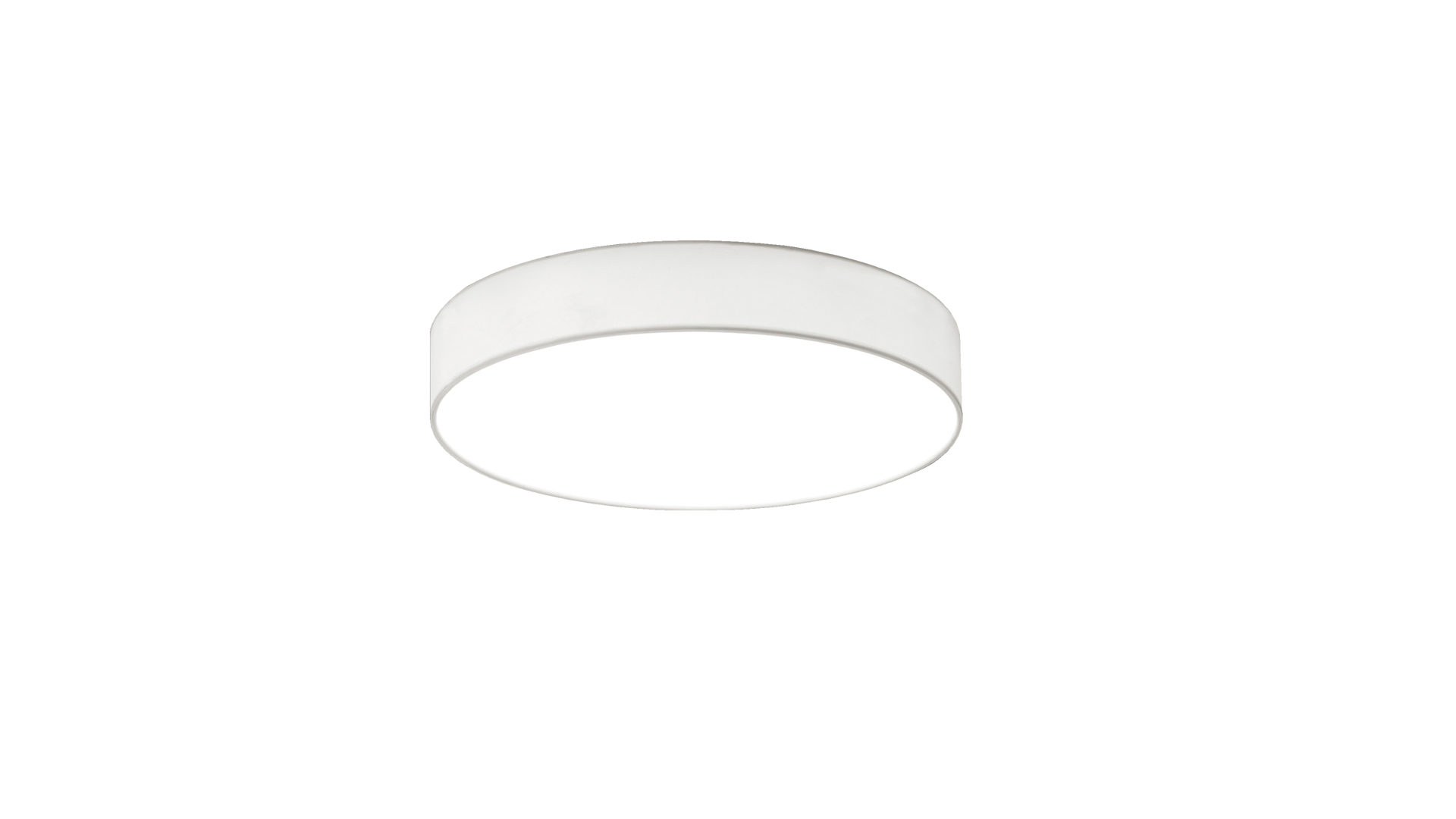 Deckenleuchte Trio leuchten aus Stoff in Weiß TRIO LED-Deckenleuchte Lugano weißer Lampenschirm – Durchmesser ca. 30 cm
