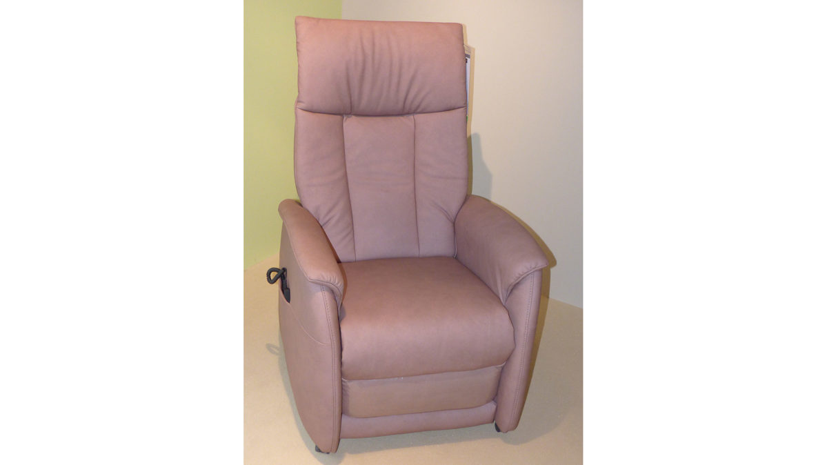 Relaxsessel Himolla aus Leder in Rosa HIMOLLA Relaxsessel Sessel 7068, 3-motorig Leder Leonessa lachs, Herzwaage + Aufstehhilfe, Sitz superlastic med