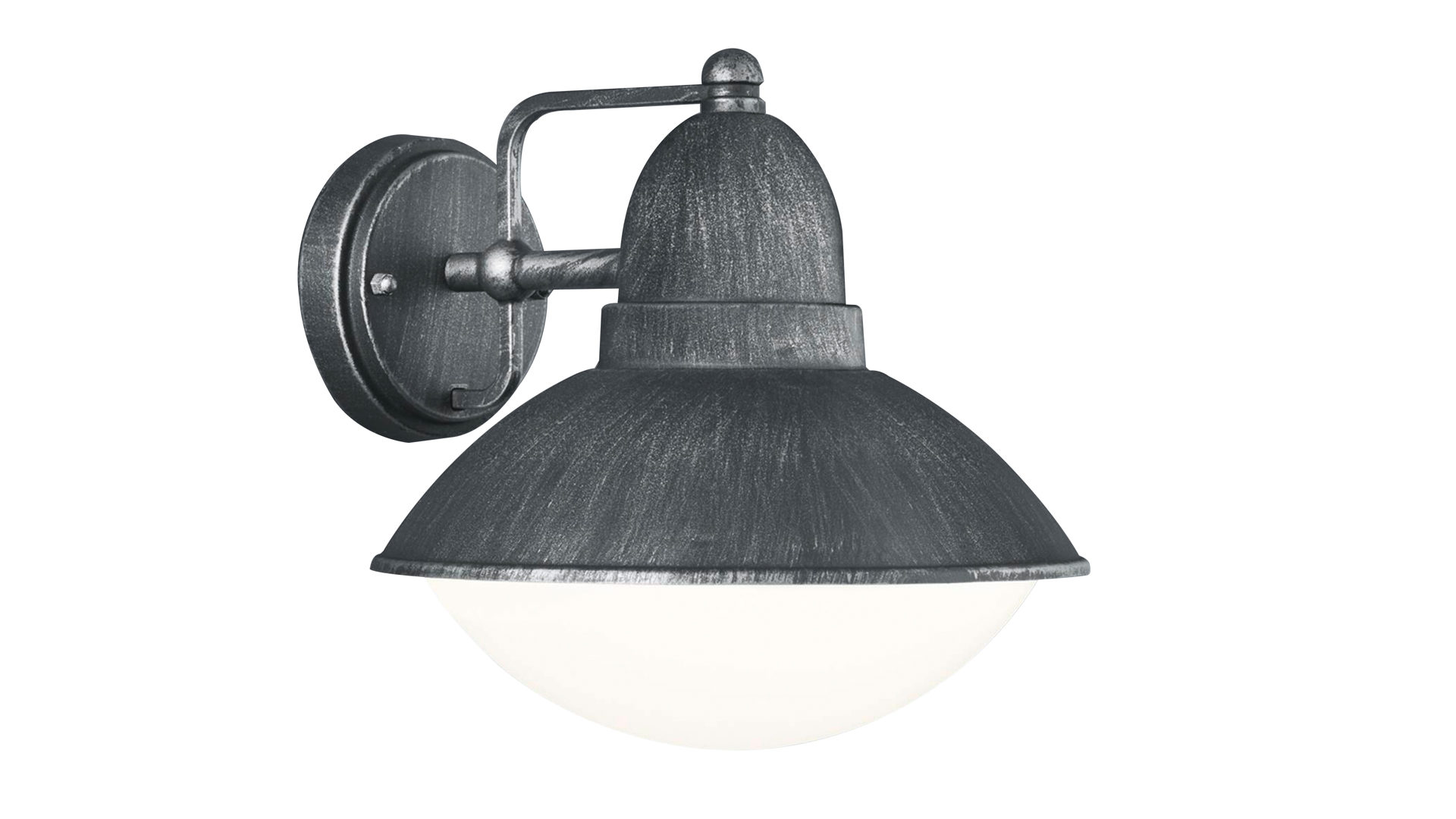 Außenleuchte Trio leuchten aus Metall in Grau TRIO Außen-Wandleuchte Amur antik silberfarben – Durchmesser ca. 24 cm