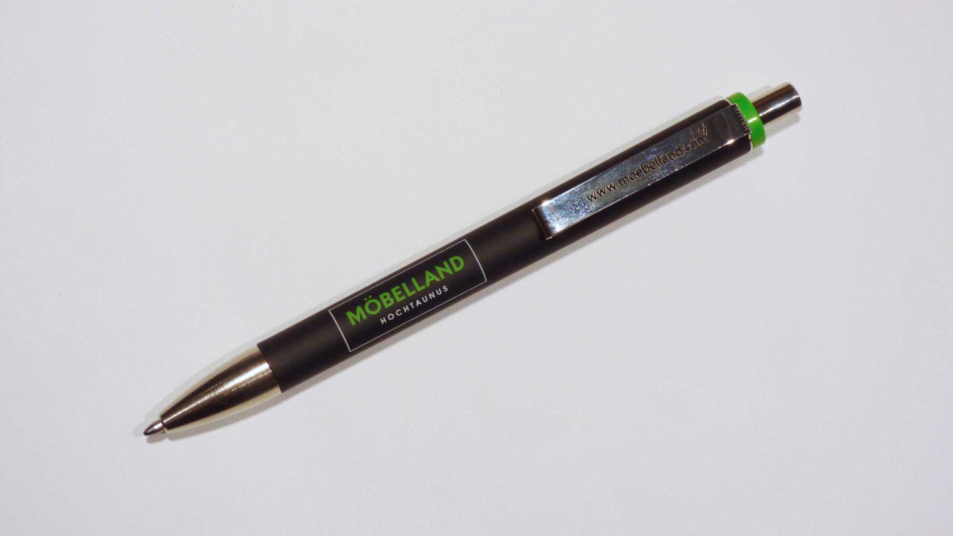 Haushaltswaren Möbelland hochtaunus aus Metall Kunststoff in Silber Schwarz Möbelland Hochtaunus Kuli Kugelschreiber