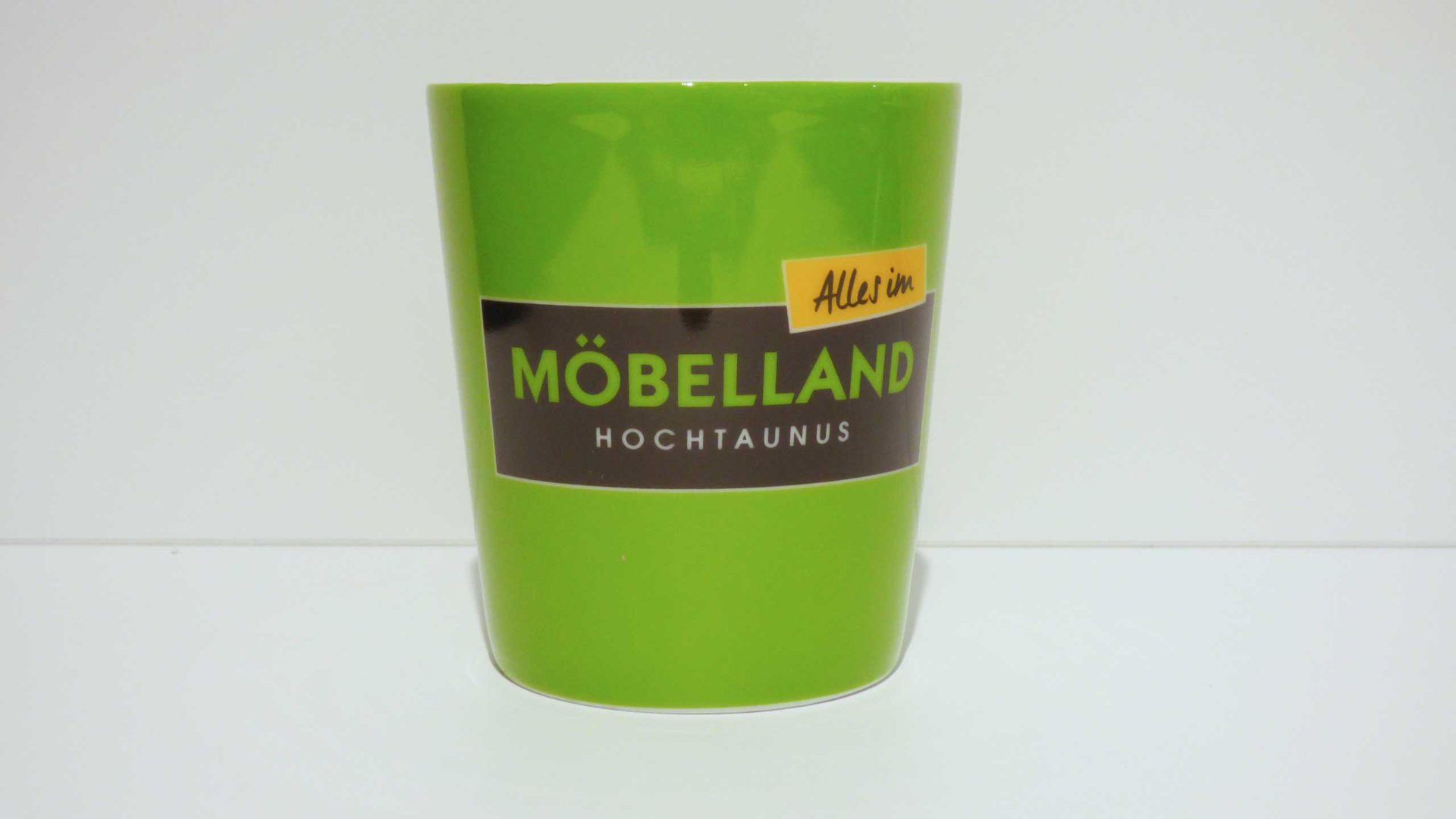 Haushaltswaren Möbelland hochtaunus aus Keramik in Grün Schwarz Weiß Möbelland Hochtaunus Kaffeebecher Kaffeetasse
