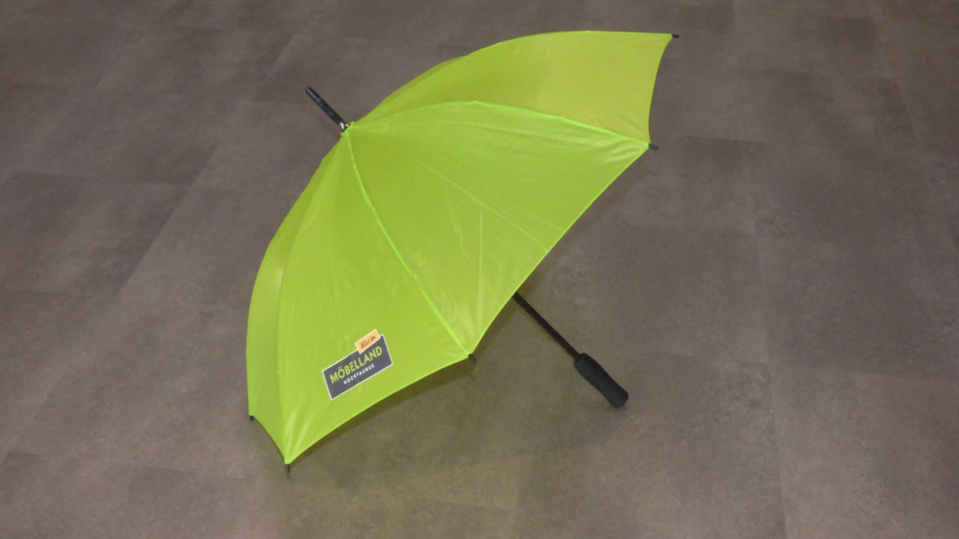 Haushaltswaren Möbelland hochtaunus aus Kunststoff in Grün Schwarz Möbelland Hochtaunus Regenschirm