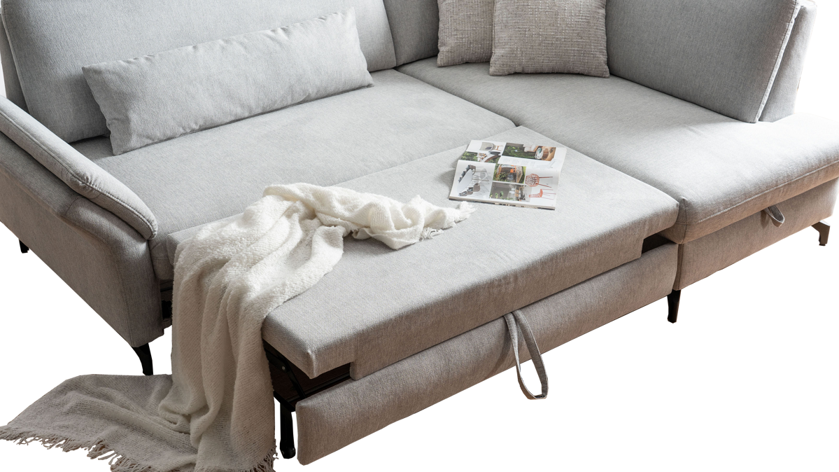 Funktion Steinpol sit&more aus Metall in Transparent Polsterprogramm Wanda - Bettfunktion Funktions-Mehrpreis