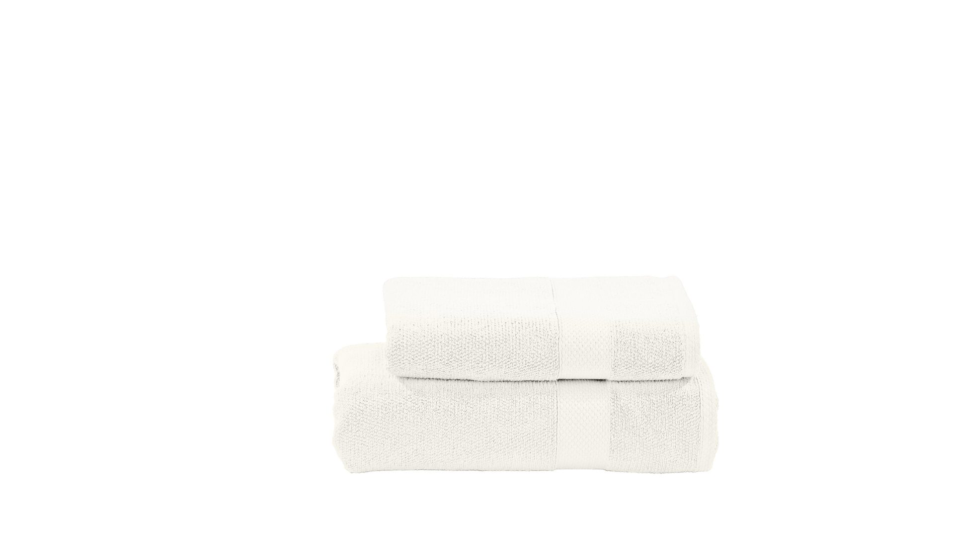 Handtuch-Set Done.® aus Stoff in Weiß done.® Handtuch-Set Deluxe für Ihre Heimtextilien weiße Baumwolle – zweiteilig