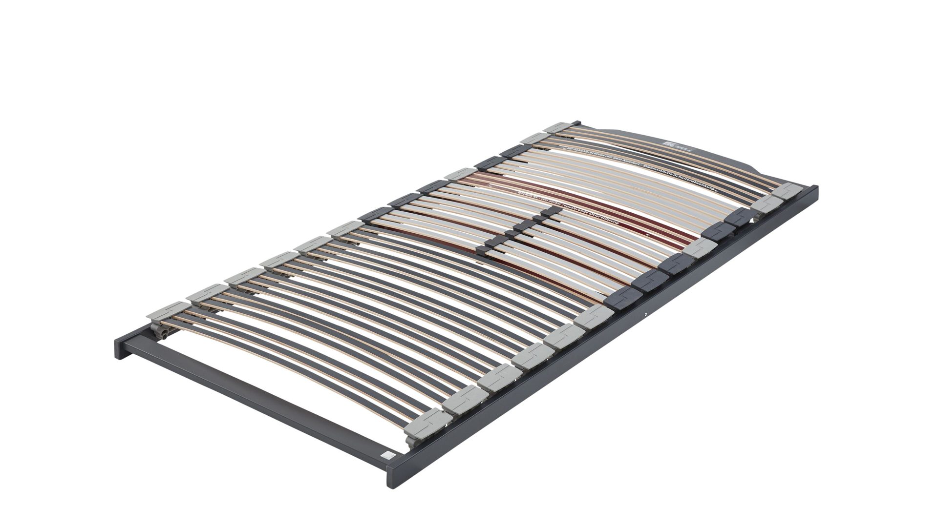 Lattenrost Interliving aus Holz in Grau Interliving Lattenrost Serie 1943 starr – Liegefläche ca. 120 x 200 cm
