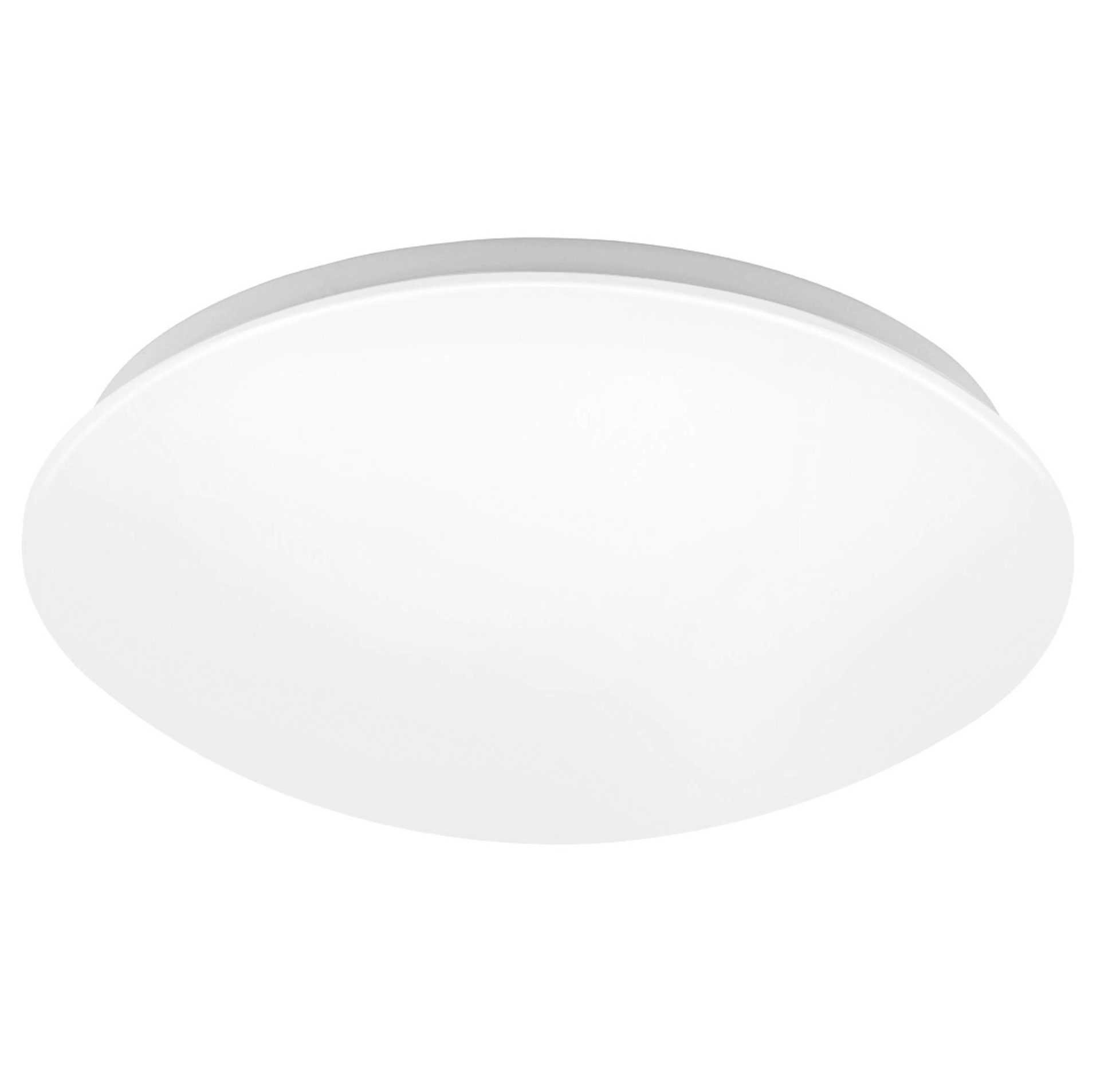 Deckenleuchte Eglo aus Kunststoff in Weiß EGLO Deckenleuchte Frania weißer Lampenschirm – Durchmesser ca. 28 cm
