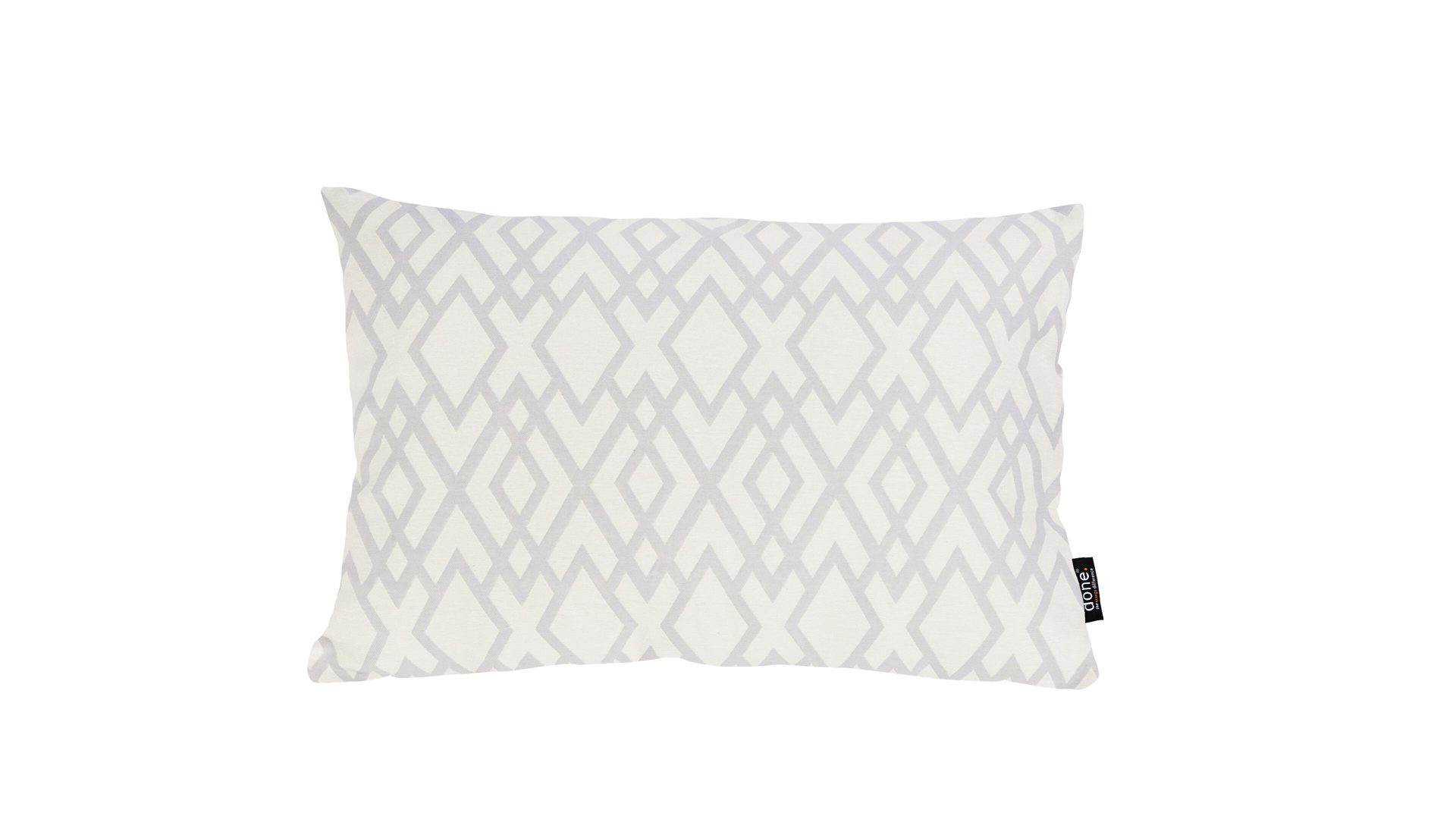 Kissenbezug /-hülle Done.® aus Stoff in Grau done.® Kissenhülle Windsor Diamond silbergraues Jaquard – ca. 40 x 60 cm