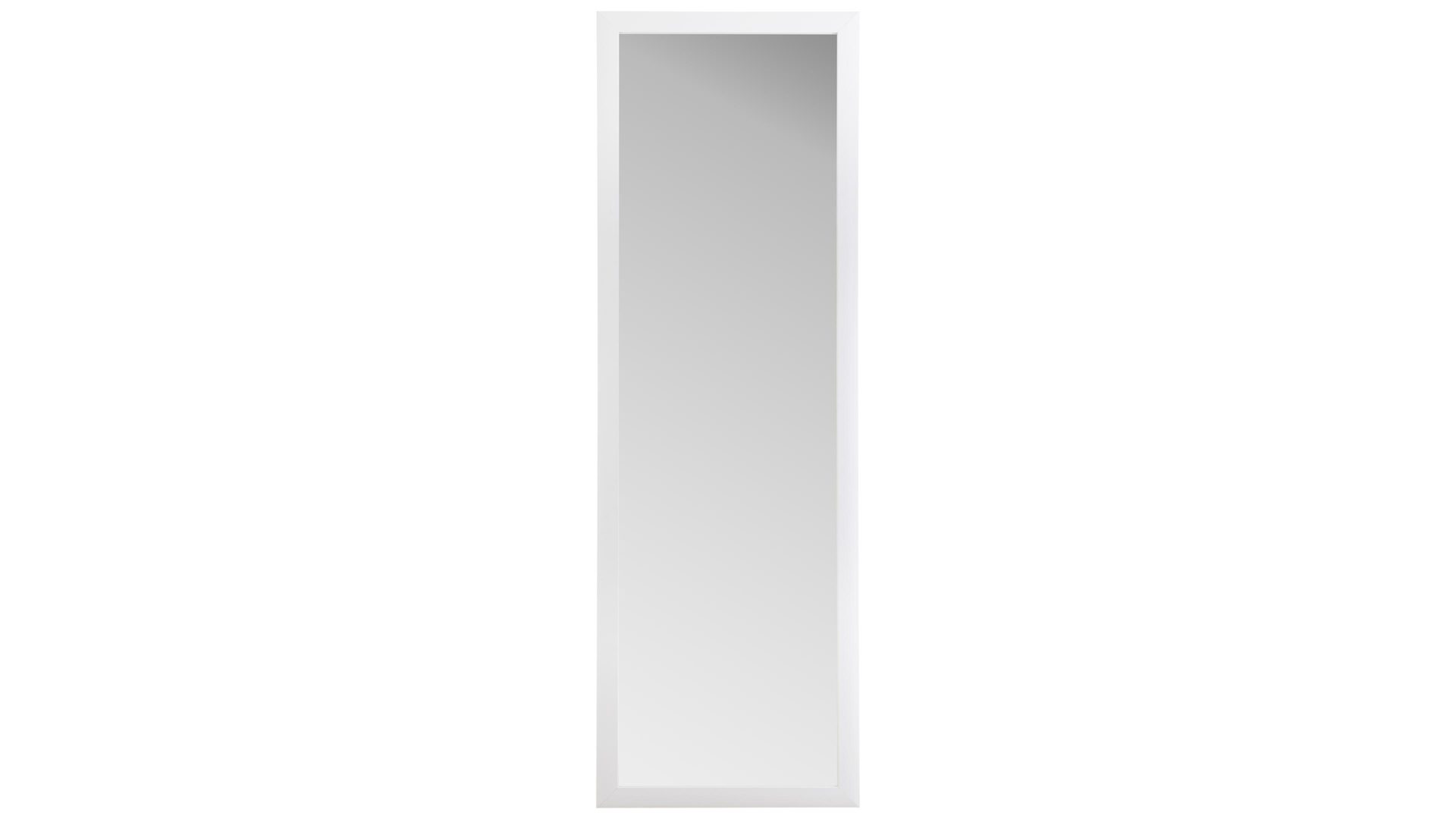 Wandspiegel Spiegelprofi aus Spiegel in Weiß Rahmenspiegel weißer Rahmen – ca. 47 x 147 cm