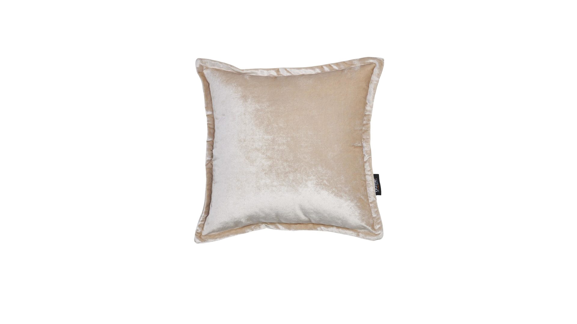 Kissenbezug /-hülle Done® be different aus Stoff in Weiß DONE® Kissenhülle Cushion Glam sternweißer Samt – ca. 45 x 45 cm
