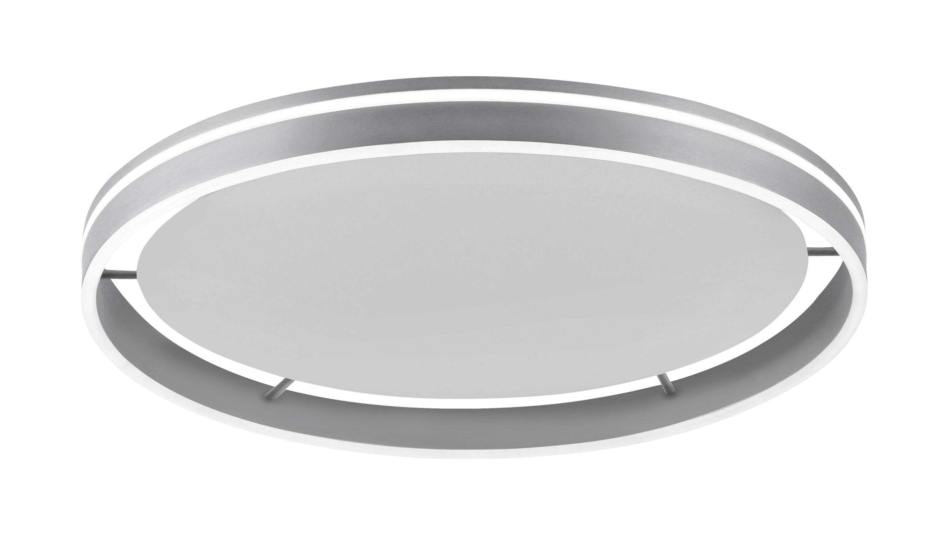Deckenleuchte Paul neuhaus aus Metall in Metallfarben Paul Neuhaus Deckenleuchte Q-Vito Stahl & Acryl – Durchmesser ca. 59 cm