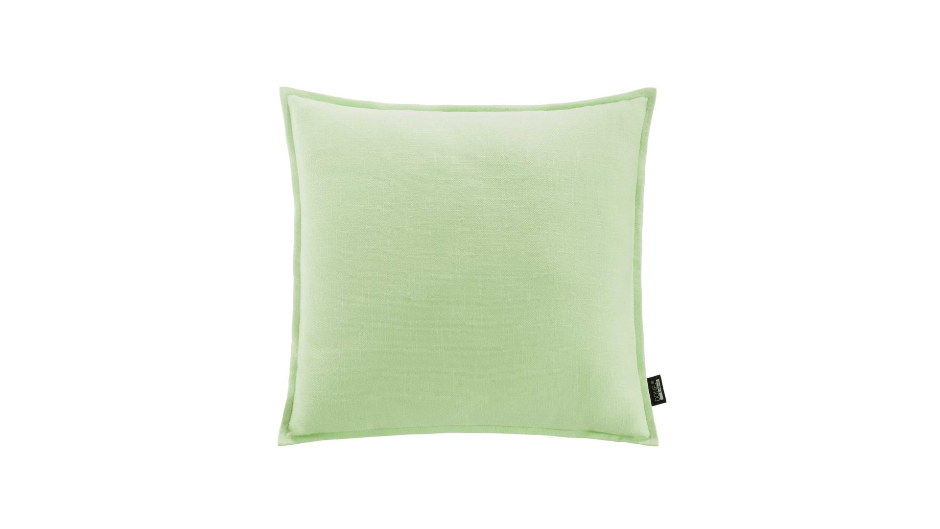 Kissenbezug /-hülle Done® be different aus Stoff in Hellgrün DONE® Kissenbezug Cushion Lenny pastellgrünes Mischgewebe – ca. 45 x 45 cm