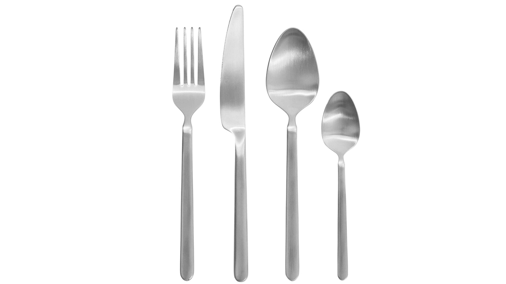 Besteck-Set Blomus aus Metall in Metallfarben blomus Besteck-Set Stella matter Edelstahl – 16-teilig