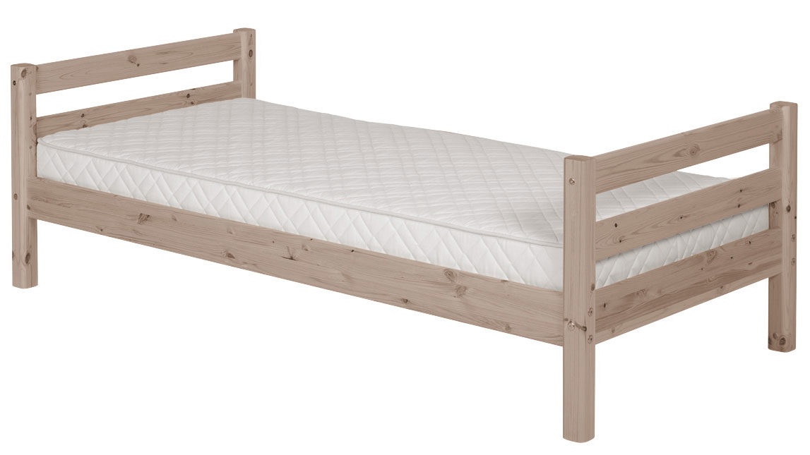 Einzelbett Flexa aus Holz in Braun FLEXA Classic Bett Einzelbett 90x190 cm Kiefer Terra