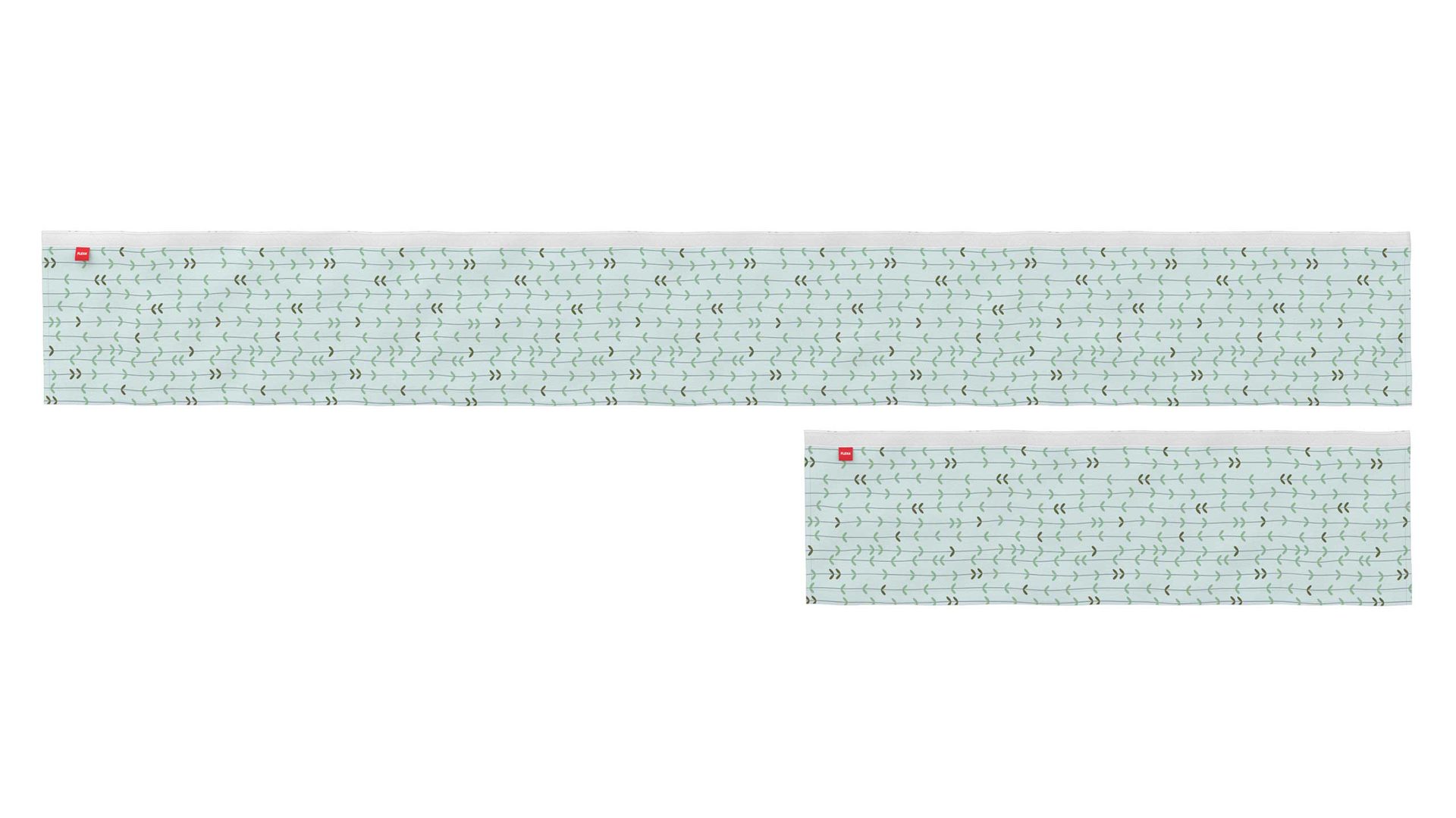 Vorhang-Set Flexa aus Stoff in Oliv FLEXA Vorhangverlängerung Safari - Heimtextilien bedruckter Baumwollstoff – zweiteilig