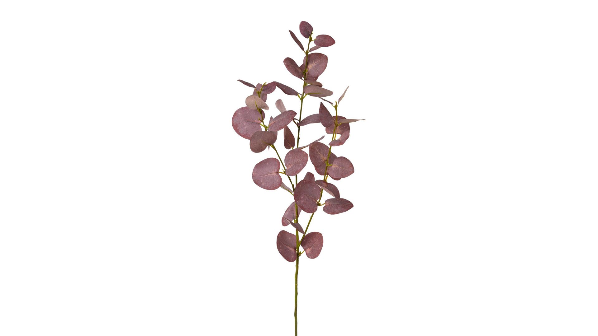 Blume Gasper aus Stoff in Lila Eukalyptuszweig Otto fliederfarbener Kunststoff – Höhe ca. 77 cm