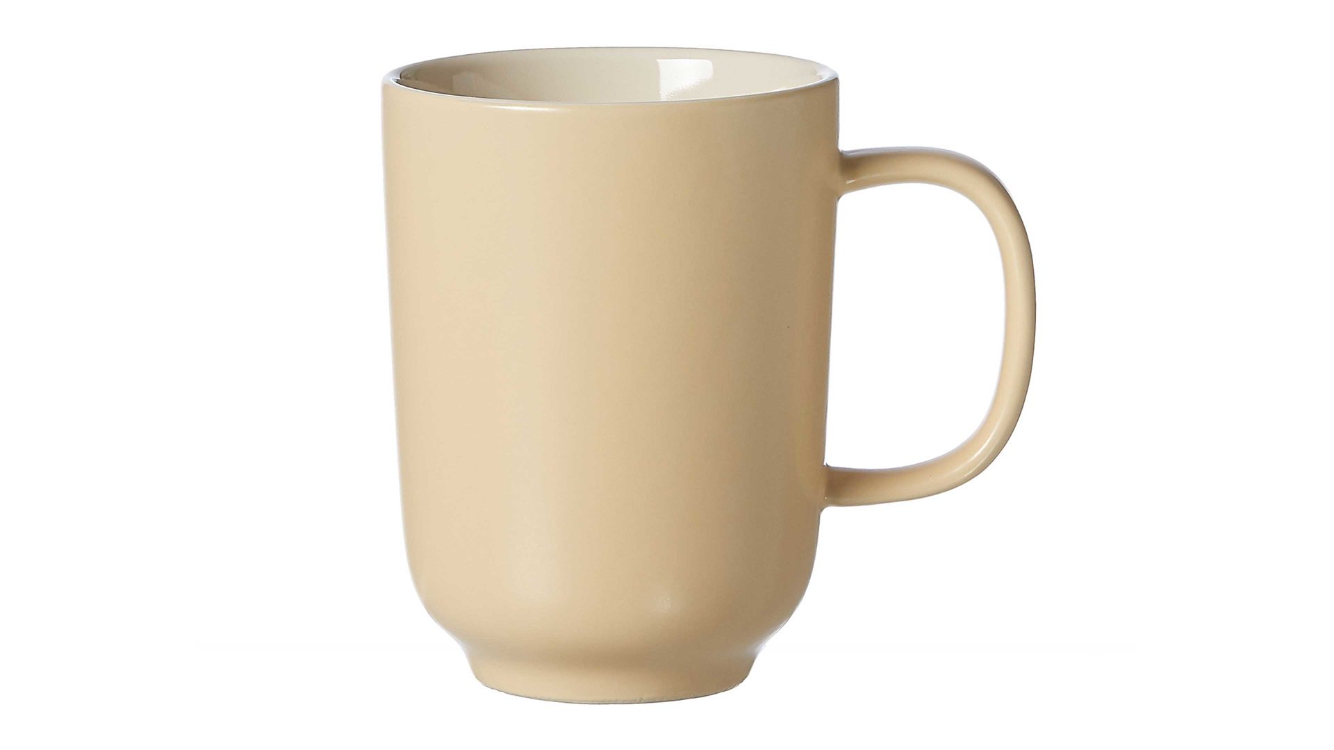 Becher Interliving BEST BUDDYS! aus Steinzeug in Beige Interliving BEST BUDDYS! Kaffeebecher Jasper vanillefarbenes Steinzeug – Füllmenge ca. 320 ml