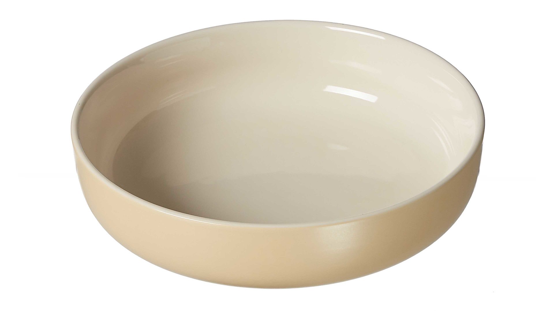 Schale Interliving BEST BUDDYS! aus Stein in Beige Interliving BEST BUDDYS!  Schale Jasper vanillefarbenes Steinzeug – Durchmesser ca. 19 cm