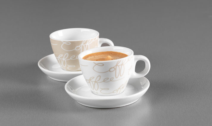 Espressotasse Ritzenhoff & breker aus Porzellan in Beige Espressotassen Cornello Creme Porzellan in Weiß- & Grautönen - ca. 80 ml Fassungsvermögen