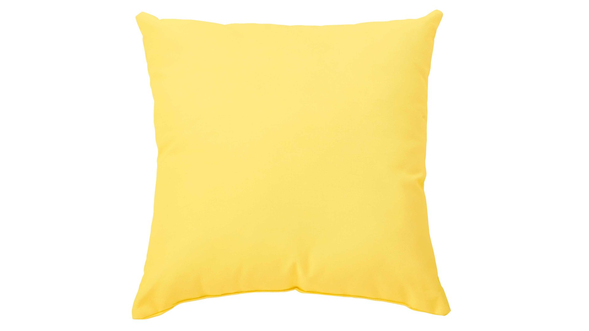 Einzelkissen Done.® aus Kunstfaser in Gelb done.® Kissen Cushion Outside lemongelber Olefinbezug – ca. 45 x 45 cm