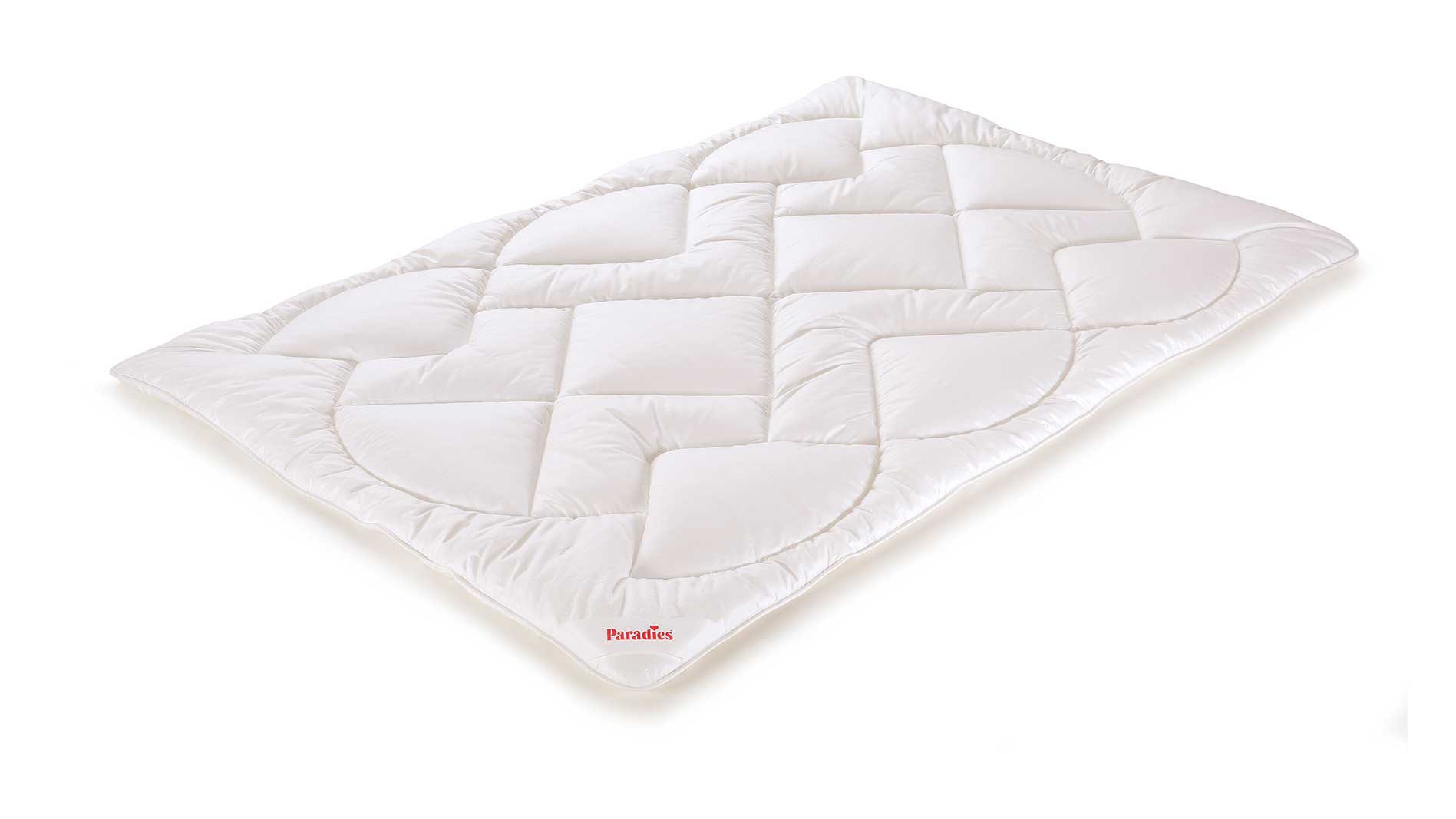 Bettdecke Paradies aus Textil in Weiß PARADIES Bettdecke Anela Bio medium warm Ganzjahresbett - ca. 155 x 220 cm