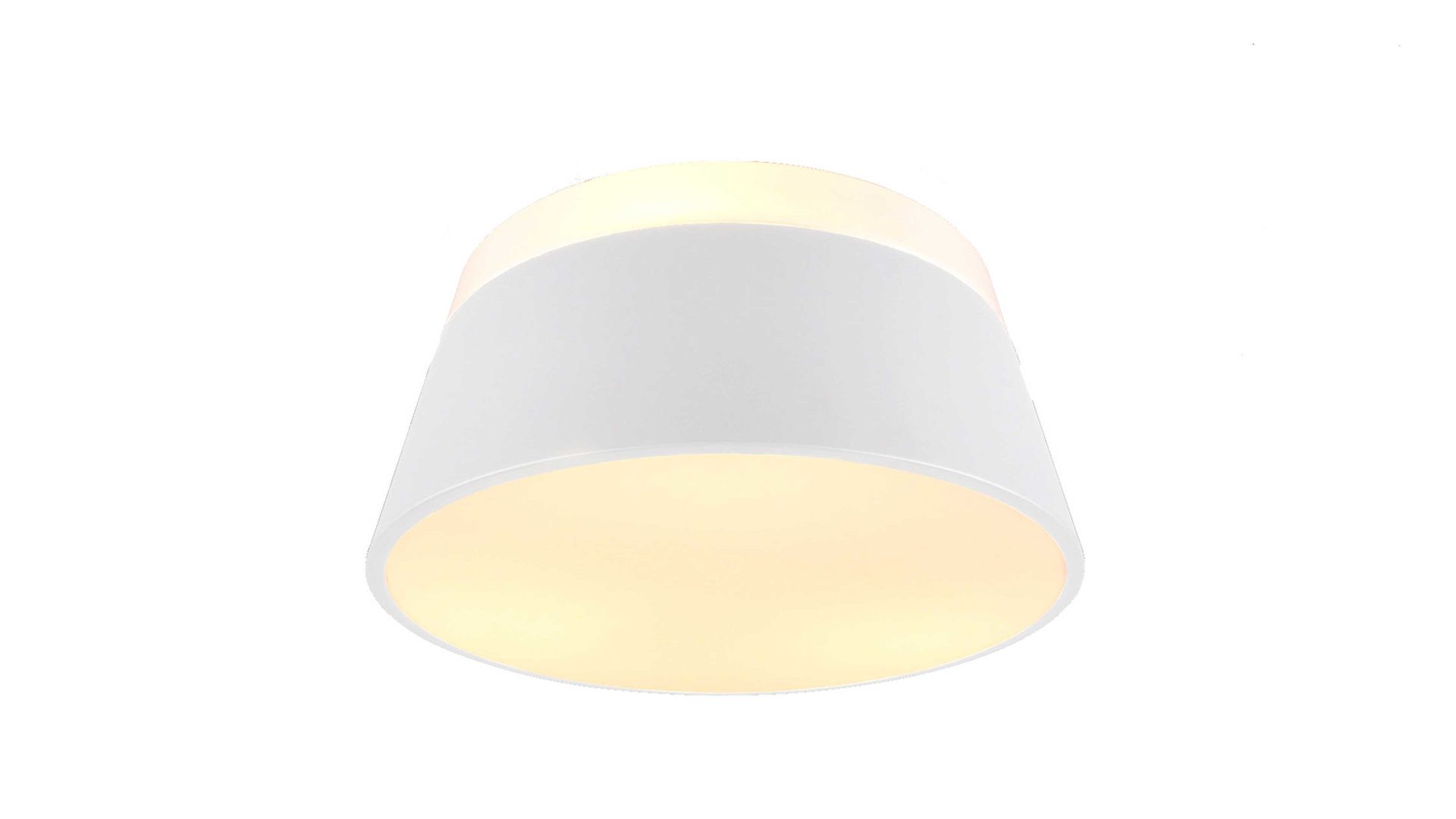 Deckenleuchte Trio leuchten aus Metall in Weiß Trio Deckenlampe Baroness weißes Metall – Durchmesser ca. 25 cm