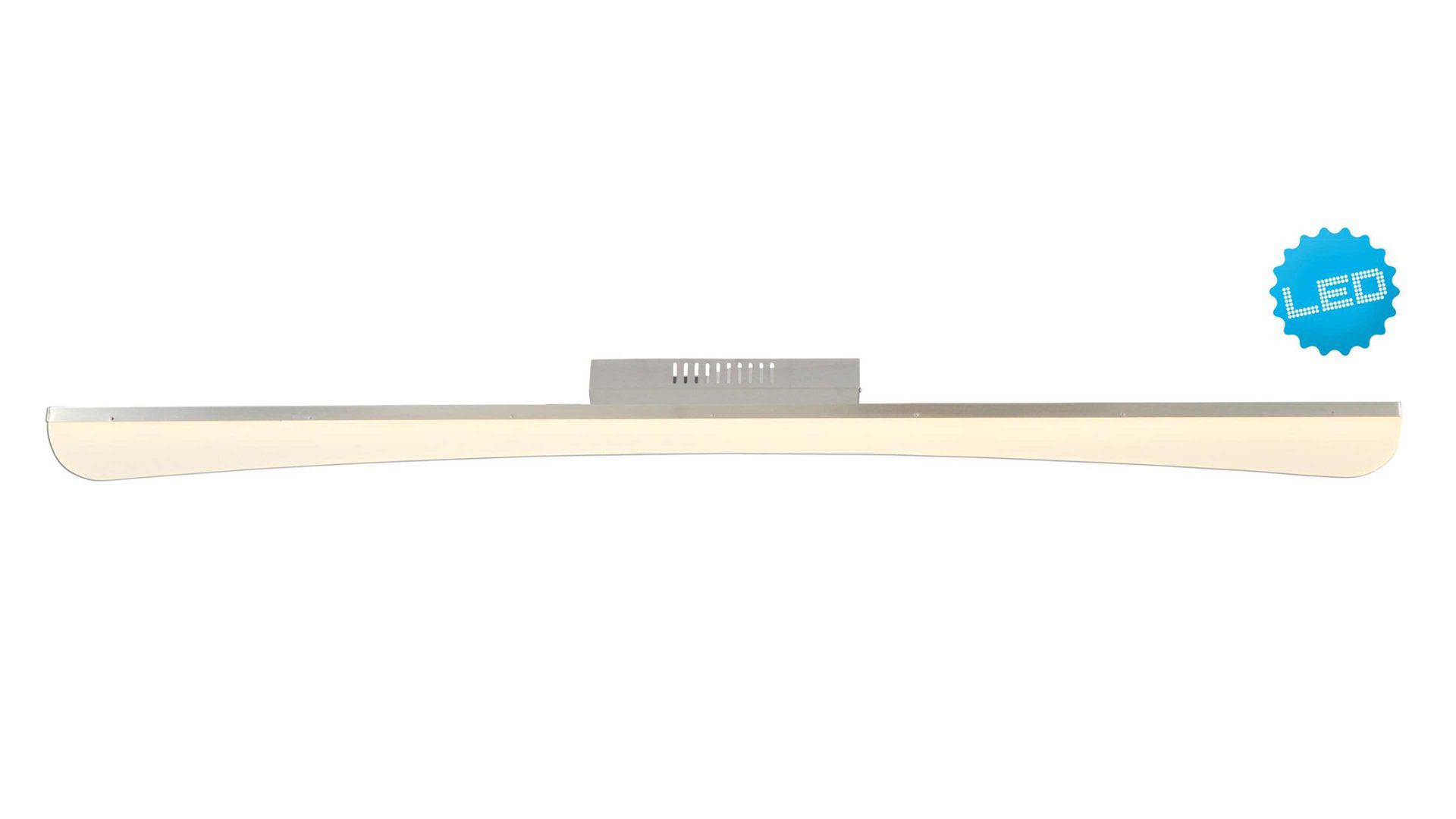 Deckenleuchte Näve aus Kunststoff in Weiß näve LED-Deckenleuchte Bones 2 Acrylglas & Chrom – Länge ca. 100 cm