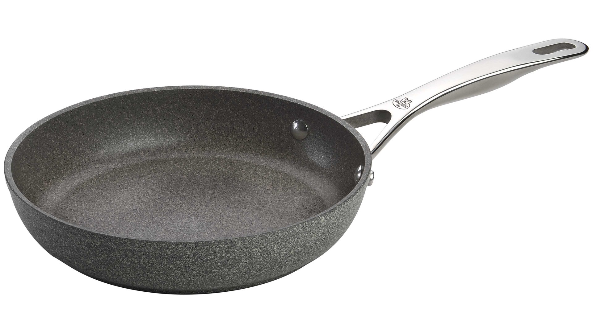 Bratpfanne Zwilling® aus Metall in Dunkelgrau BALLARINI® Bratpfanne Salina Steingrau & Edelstahl – Durchmesser ca. 24 cm