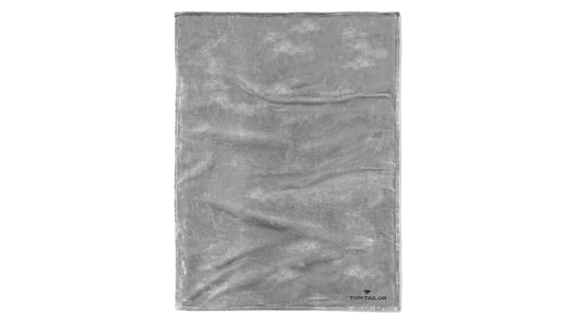 Fleecedecke Biberna schmänk aus Kunstfaser in Grau TOM TAILOR Fleecedecke Coral Fleece silberfarbene Mikrofaser – ca. 150 x 200 cm