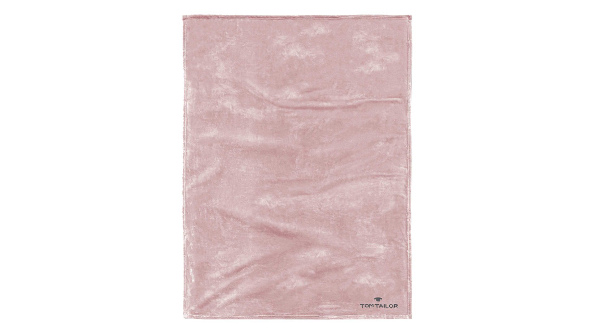 Fleecedecke Biberna schmänk aus Kunstfaser in Pink TOM TAILOR Fleecedecke Coral Fleece rosefarbene Mikrofaser – ca. 150 x 200 cm