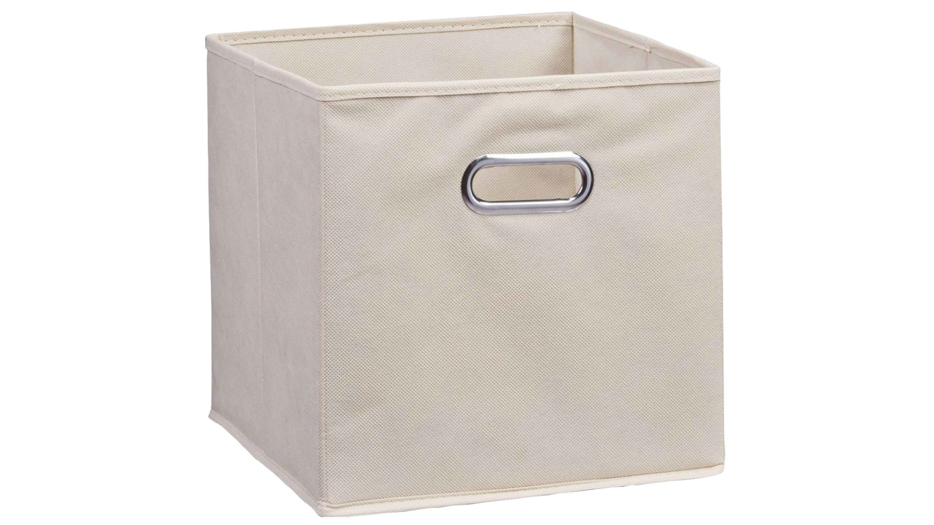 Faltbox Zeller present aus Stoff in Beige Faltbox Lisa beiges Vlies – ca. 28 x 28 cm