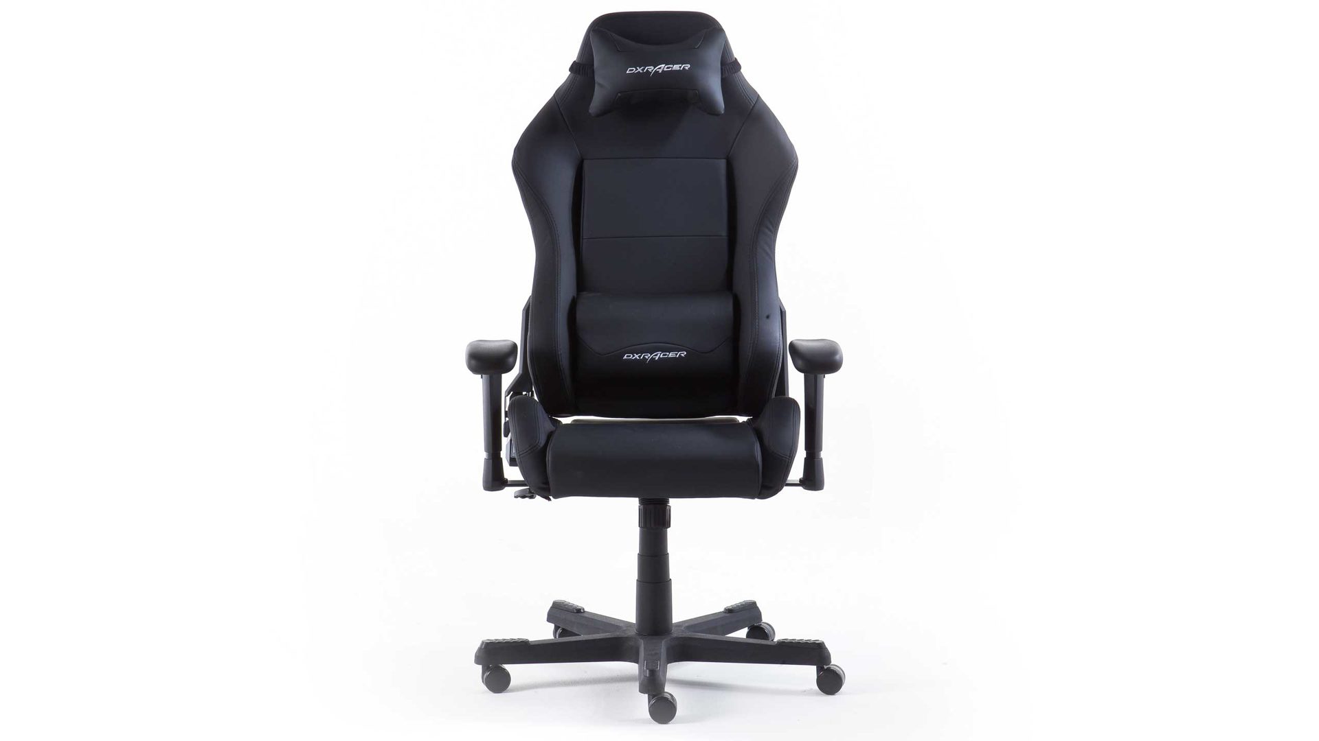 Gamesessel /-stuhl Mca furniture aus Kunstleder Kunststoff in Schwarz DX-RACER Gaming-Stuhl 3 schwarzes Kunstleder