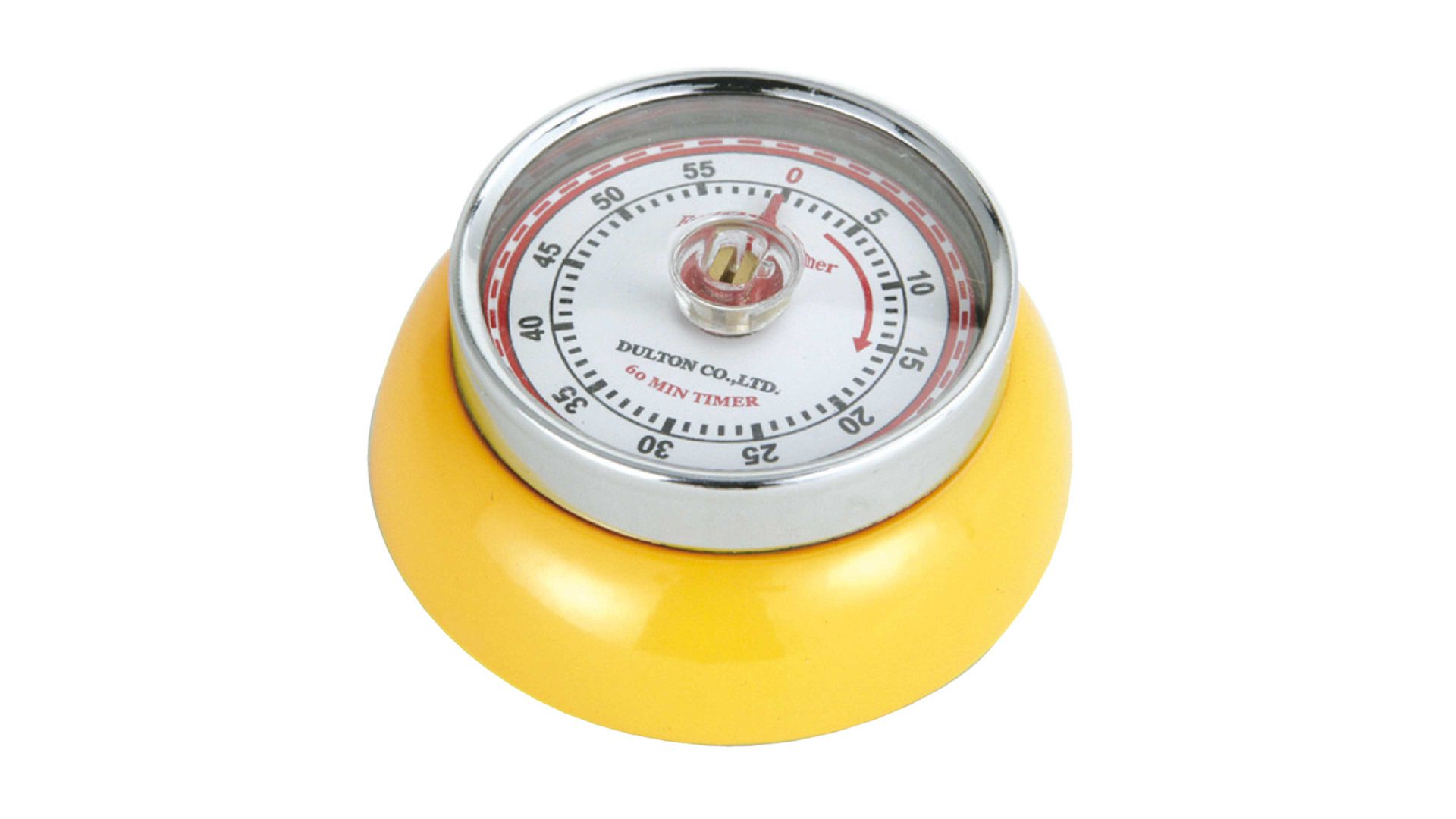 Eieruhr Küchenprofi aus Metall in Gelb KÜCHENPROFI Küchentimer Speed gelbes Metall – Durchmesser ca. 7 cm