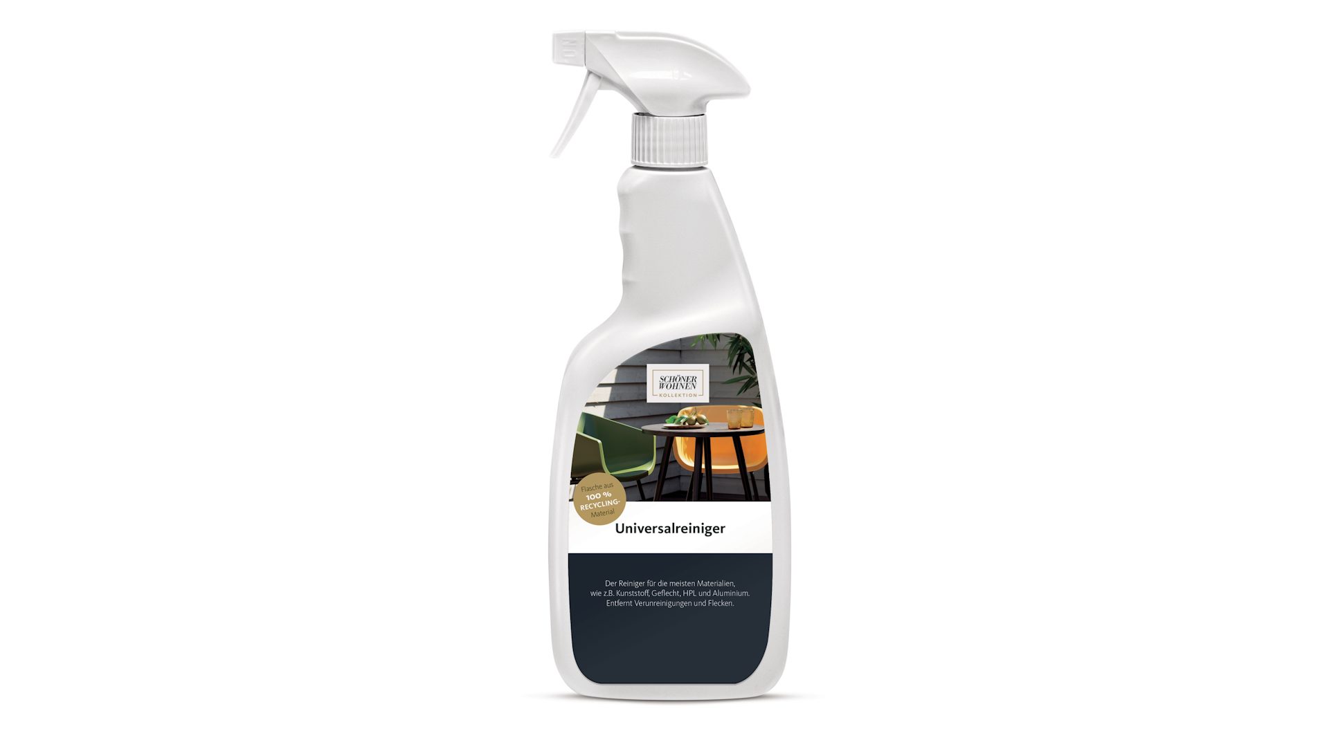 Pflegemittel Hartman outdoor products aus Kunststoff in Weiß SCHÖNER WOHNEN Universalreiniger Pflegemittel für Kunststoff & Geflecht - ca. 750 ml