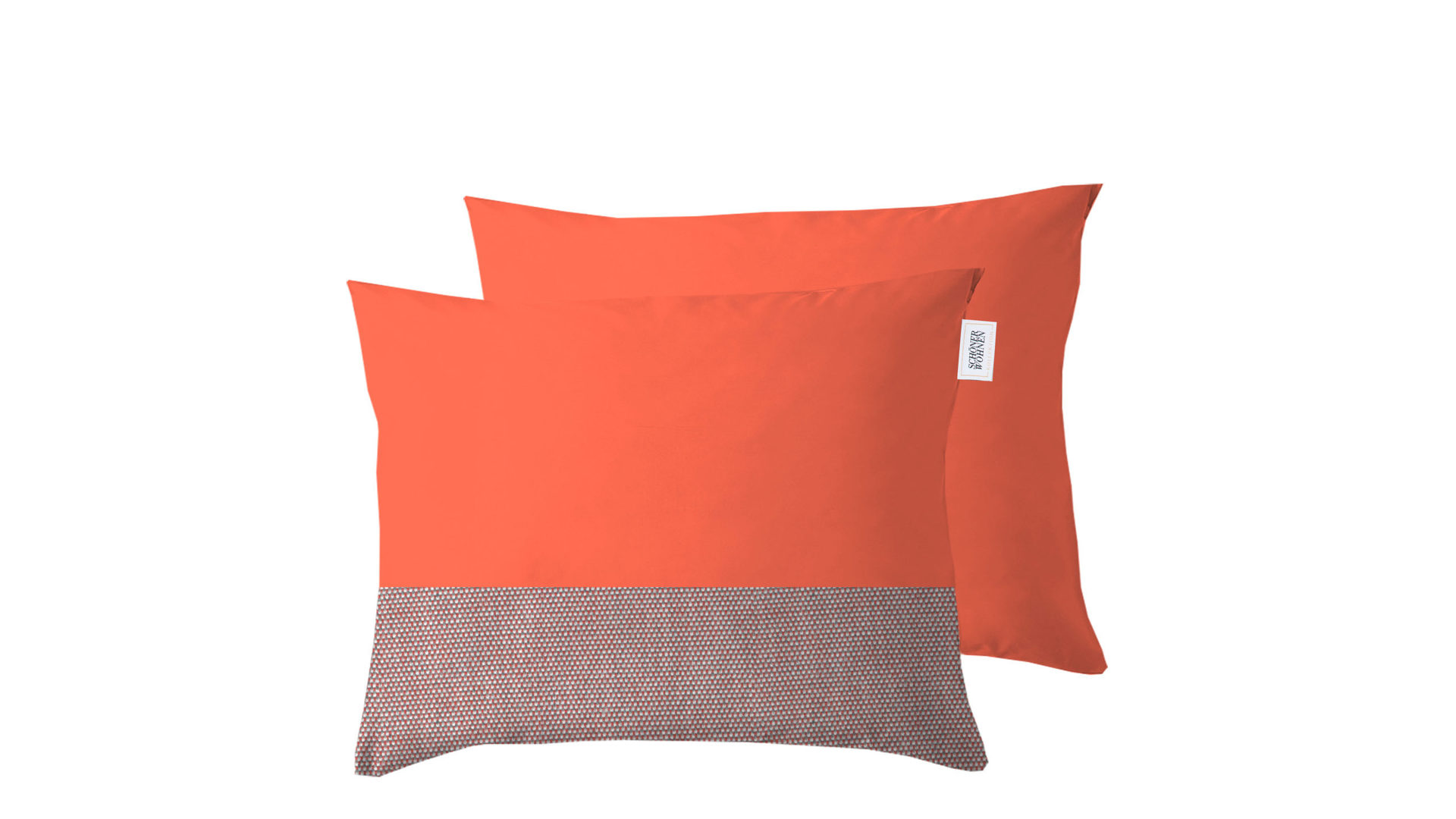 Kissen Hartman outdoor products aus Stoff in Hellrot SCHÖNER WOHNEN Wendekissen Jola hellroter Stoff AGORA® - ca. 30 x 50 cm