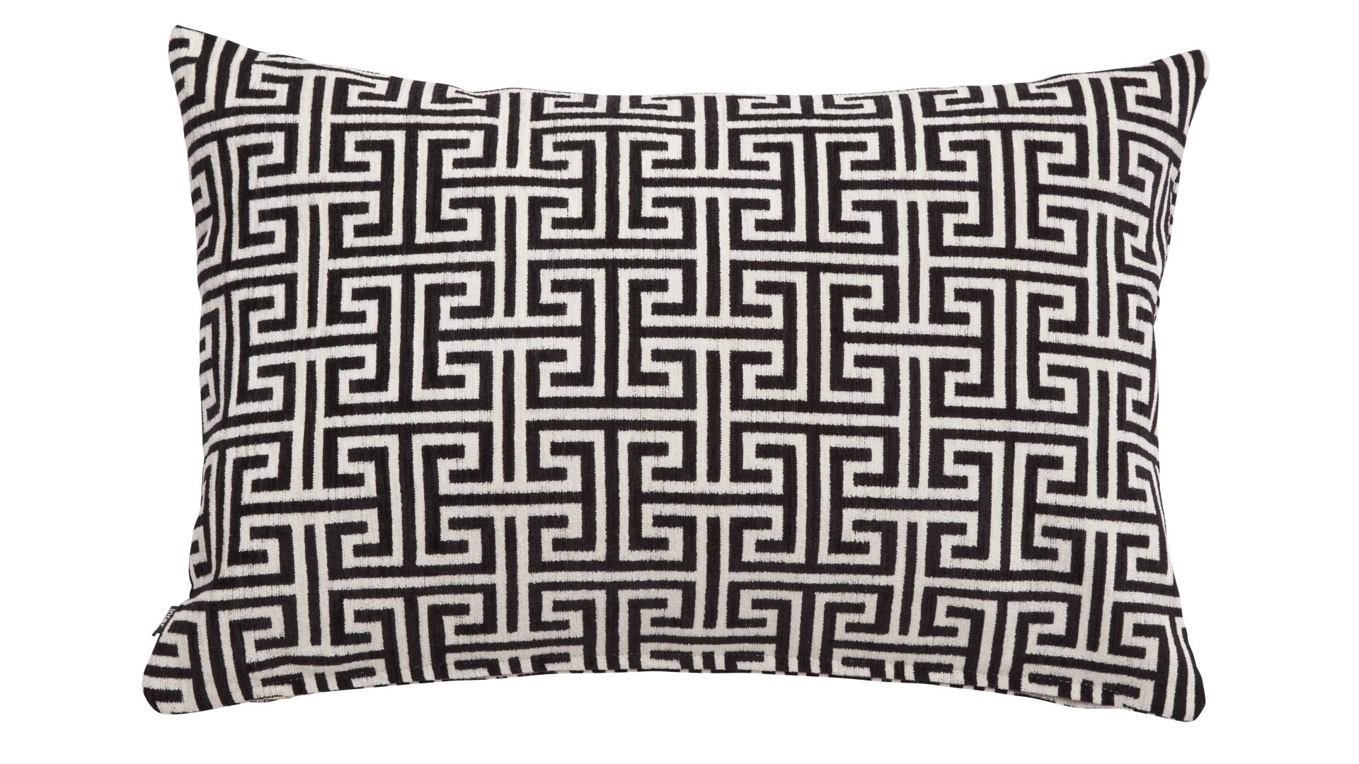 Kissenbezug /-hülle Interliving aus Stoff in Schwarz Interliving Kissenhülle Serie 9110 Schwarz - ca. 40 x 60 cm