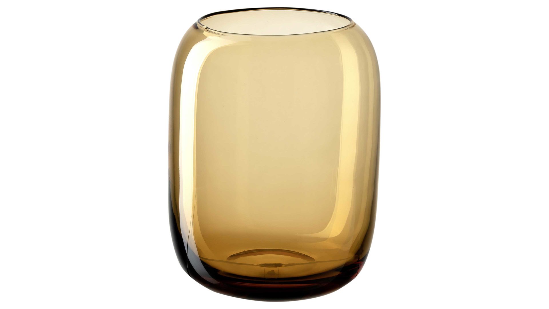 Windlicht Leonardo | glaskoch aus Glas in Hellbraun LEONARDO Windlicht Camminata amberfarbenes Glas – Höhe ca. 18 cm