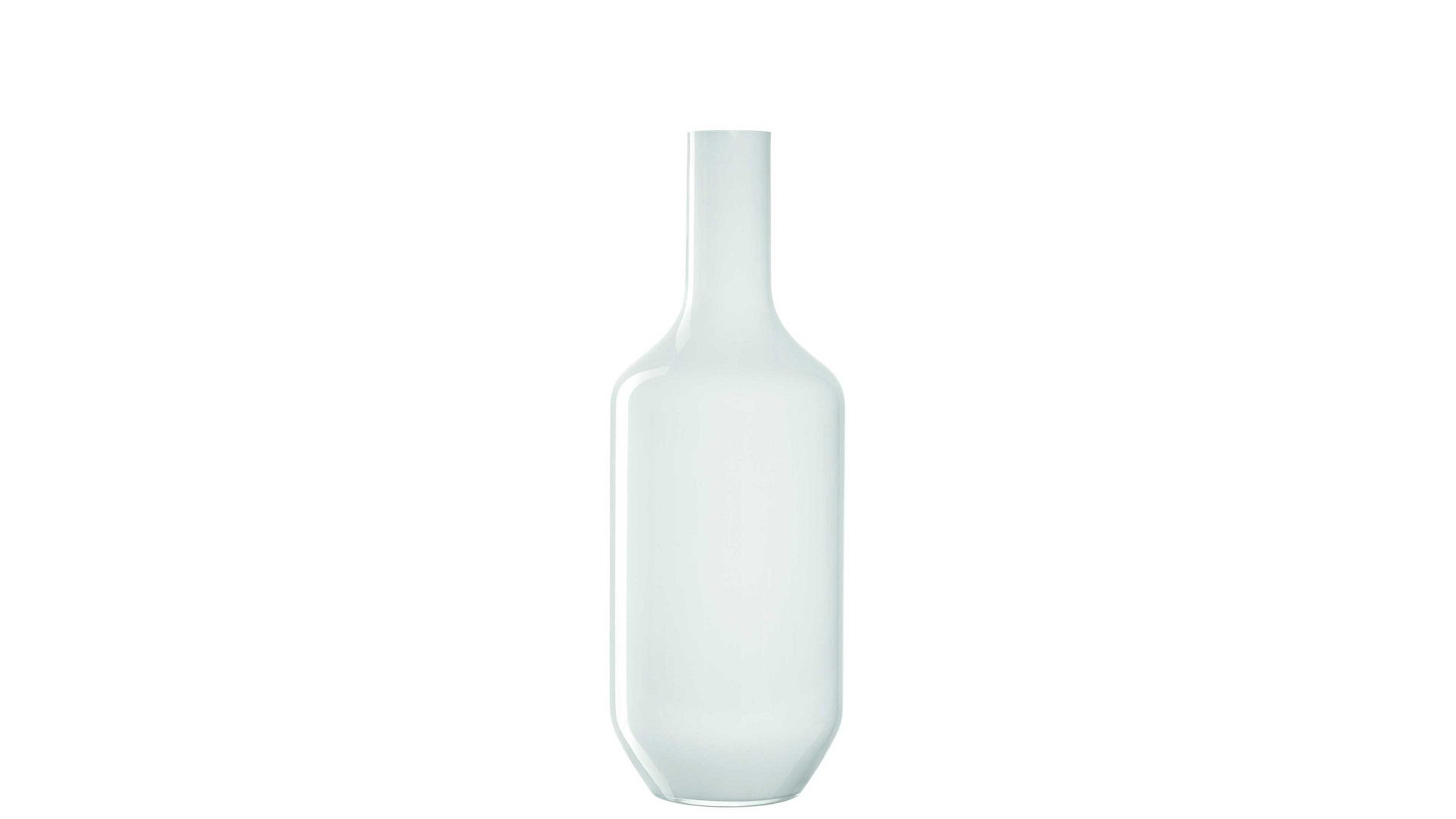 Vase Leonardo | glaskoch aus Glas in Weiß LEONARDO Vase Milano weißes Glas – Höhe ca. 50 cm