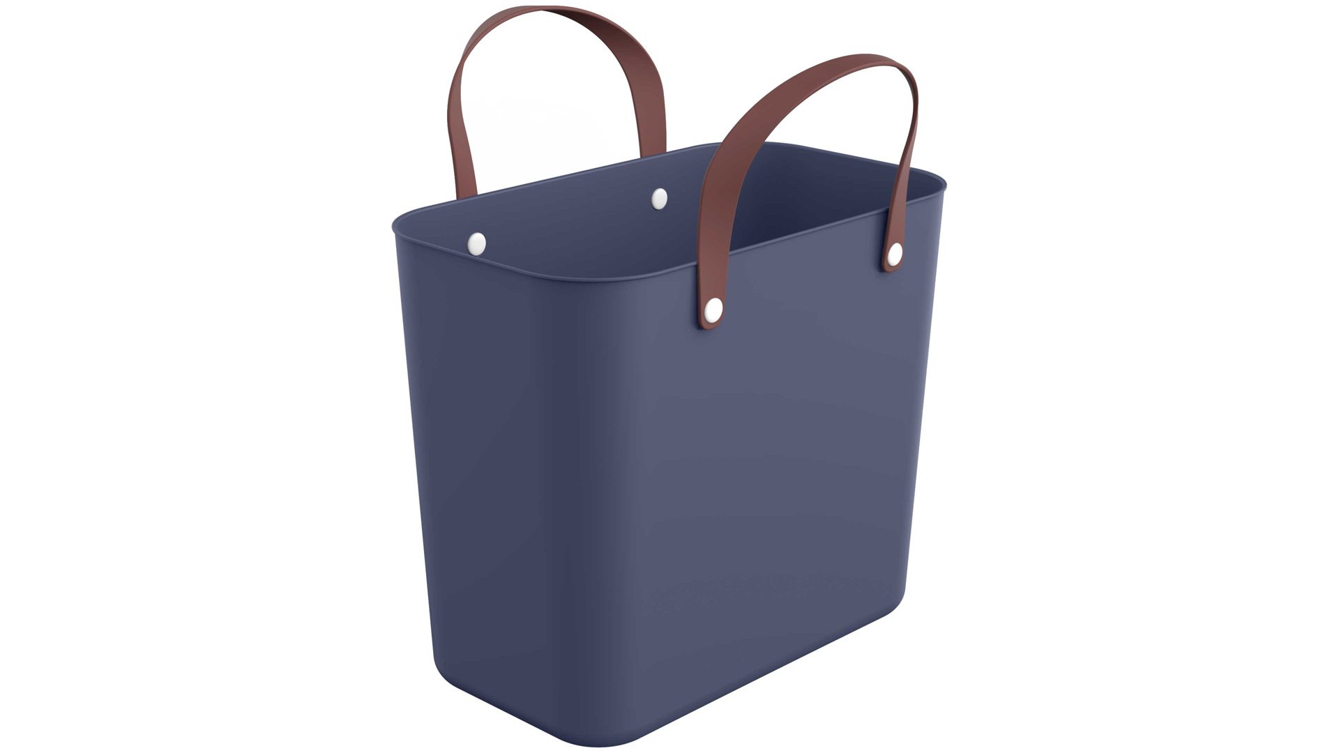 Tasche Rotho aus Kunststoff in Dunkelblau rotho modulares Recycling Müllsystem Albula - Multibag Style Irisblau - ca. 25 Liter