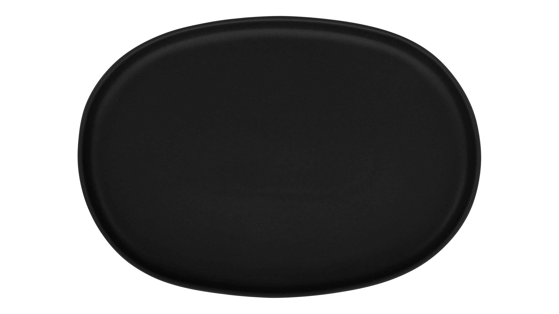 Servierplatte Creatable aus Keramik in Schwarz CREATABLE Uno – Servierplatte schwarzes Steinzeug – ca. 23 x 33 cm